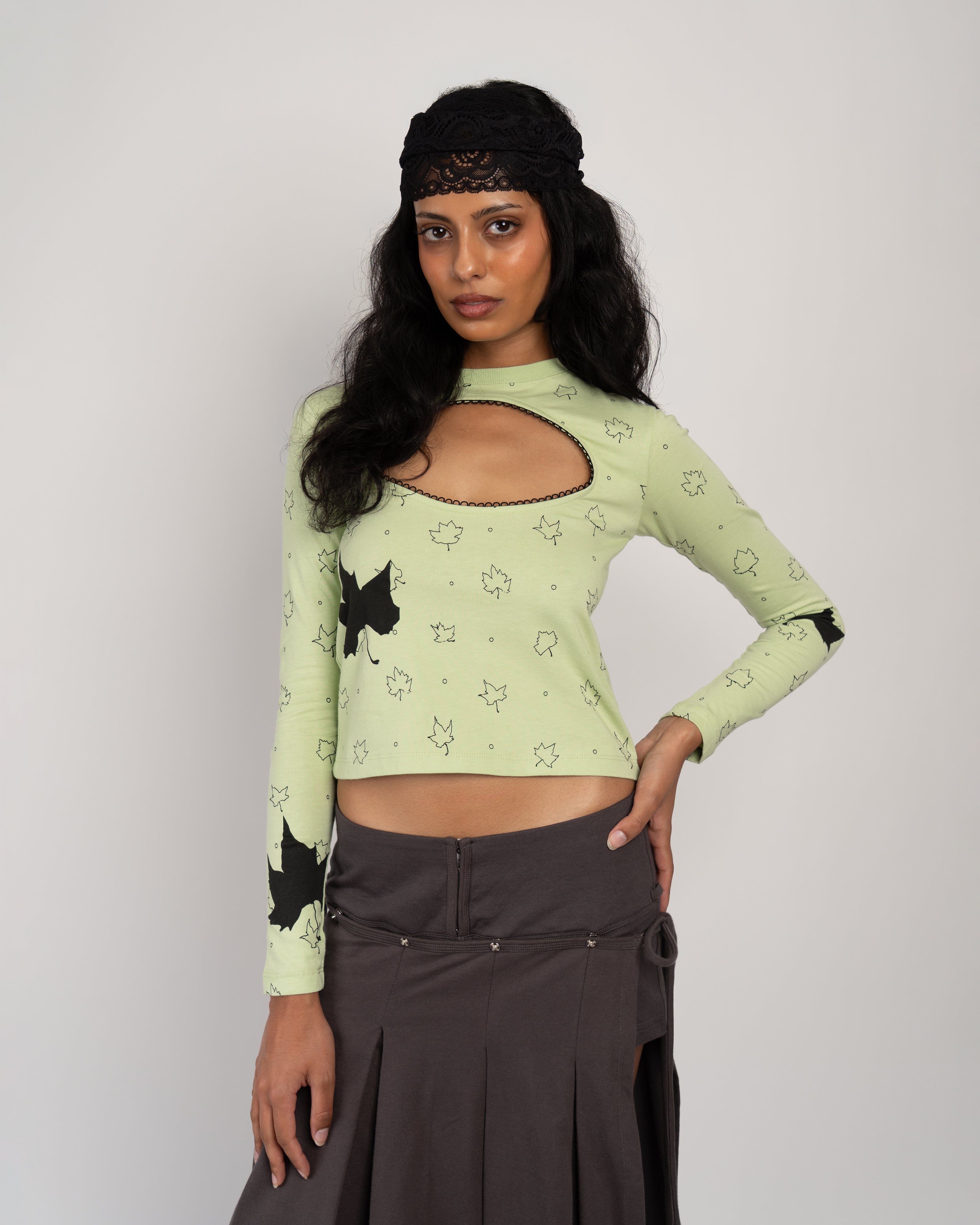 Logo Removal Long Sleeve in Green