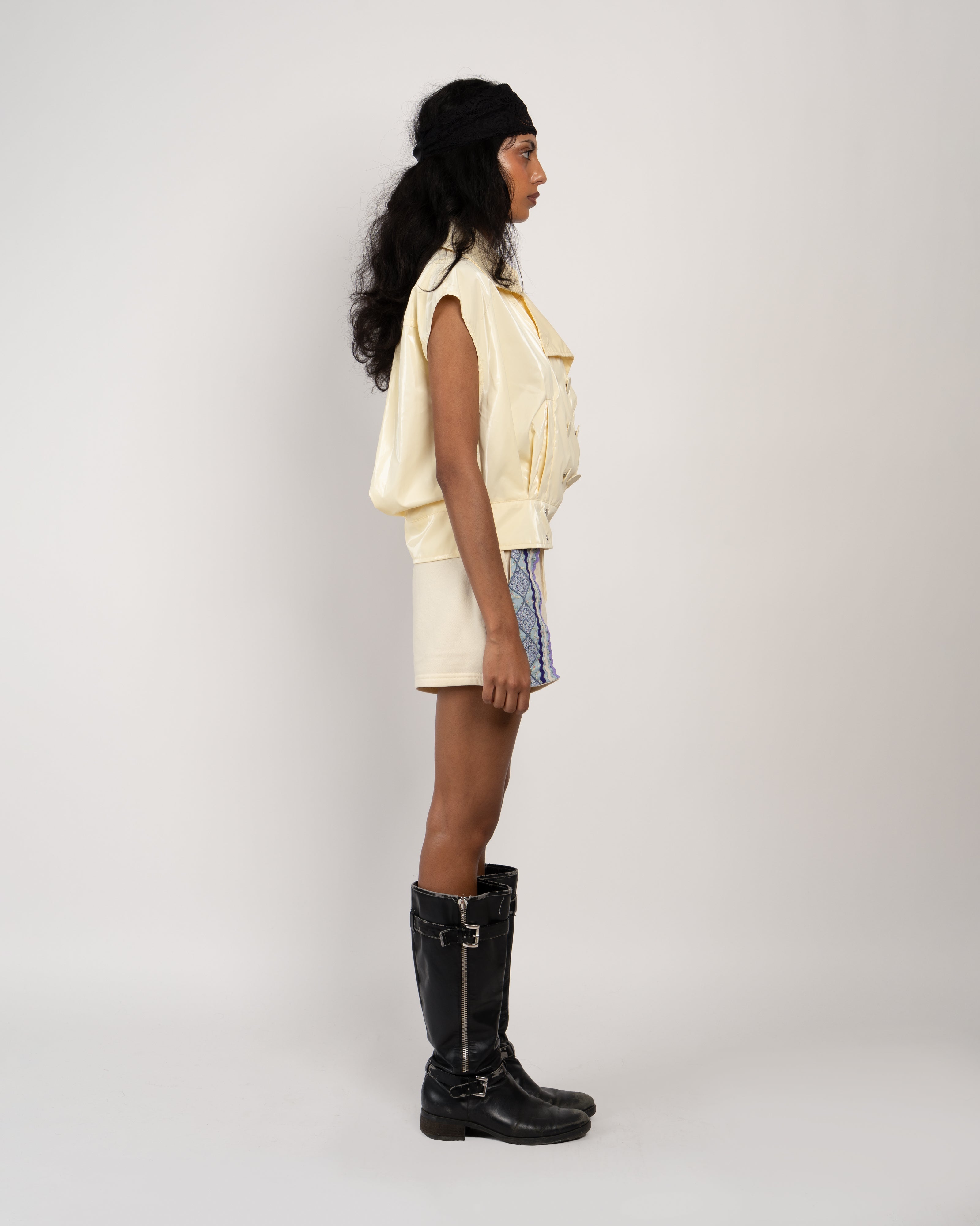 White Deco Shorts