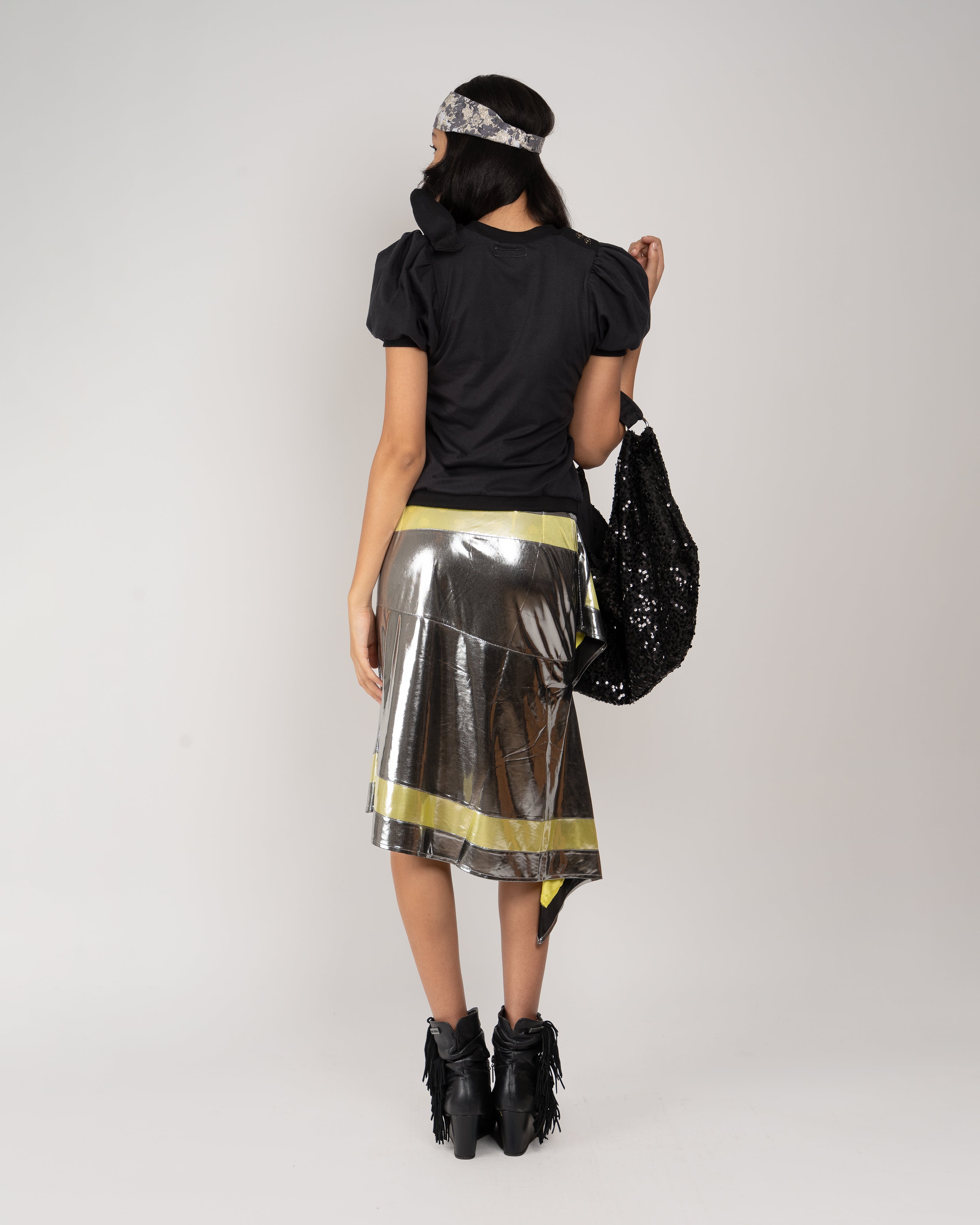 Metal Scarf Skirt