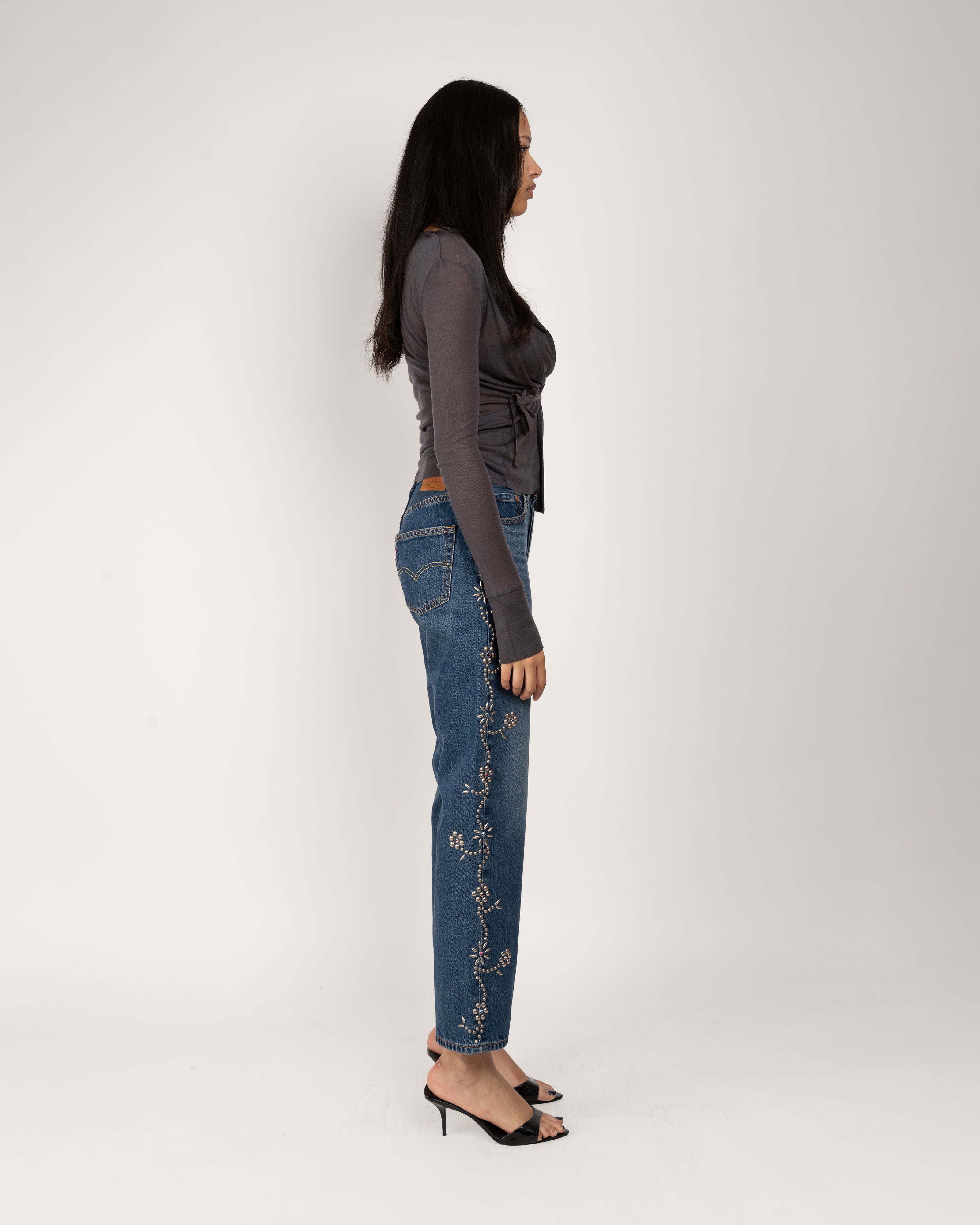 Drape Collar Cardigan