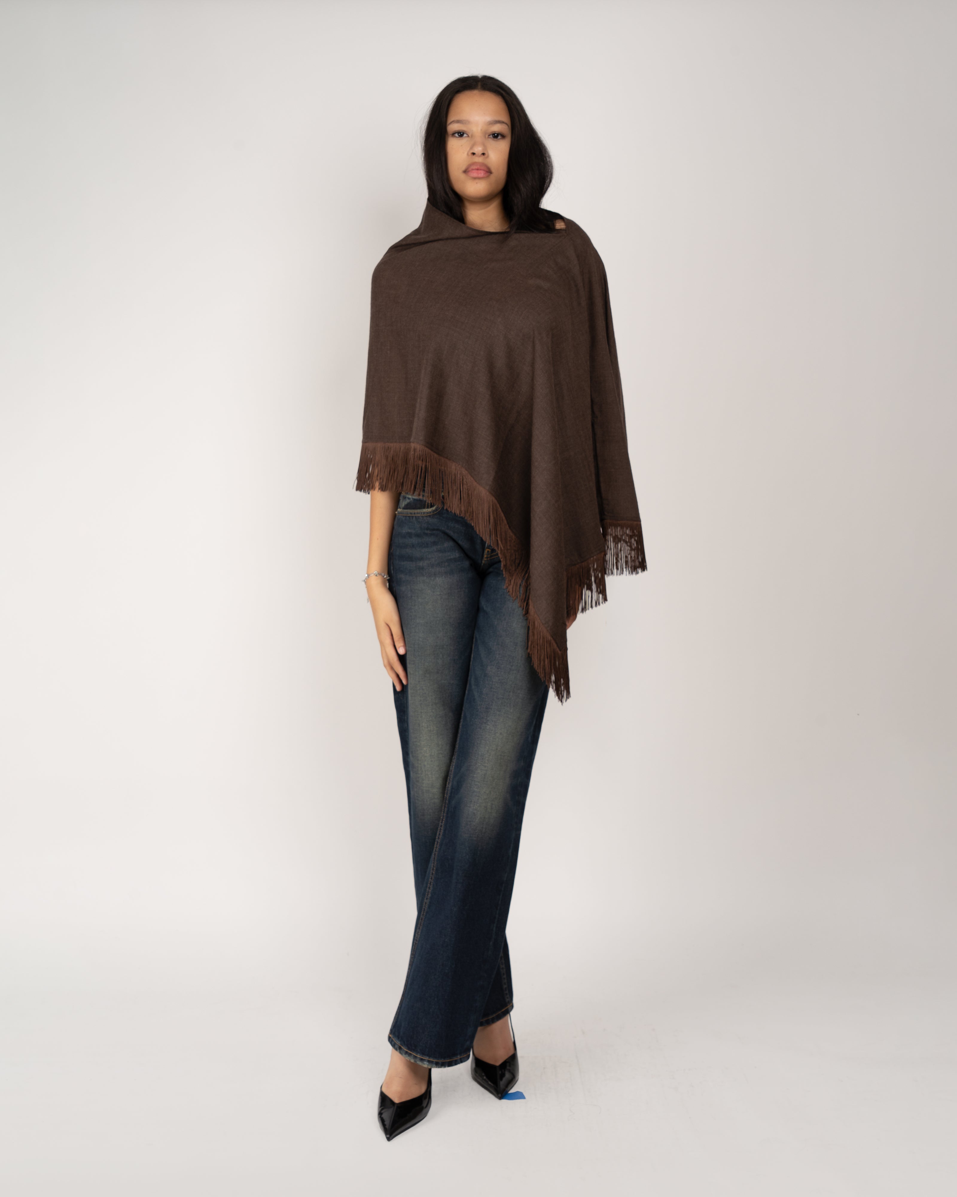 Brown Suiting Shawl