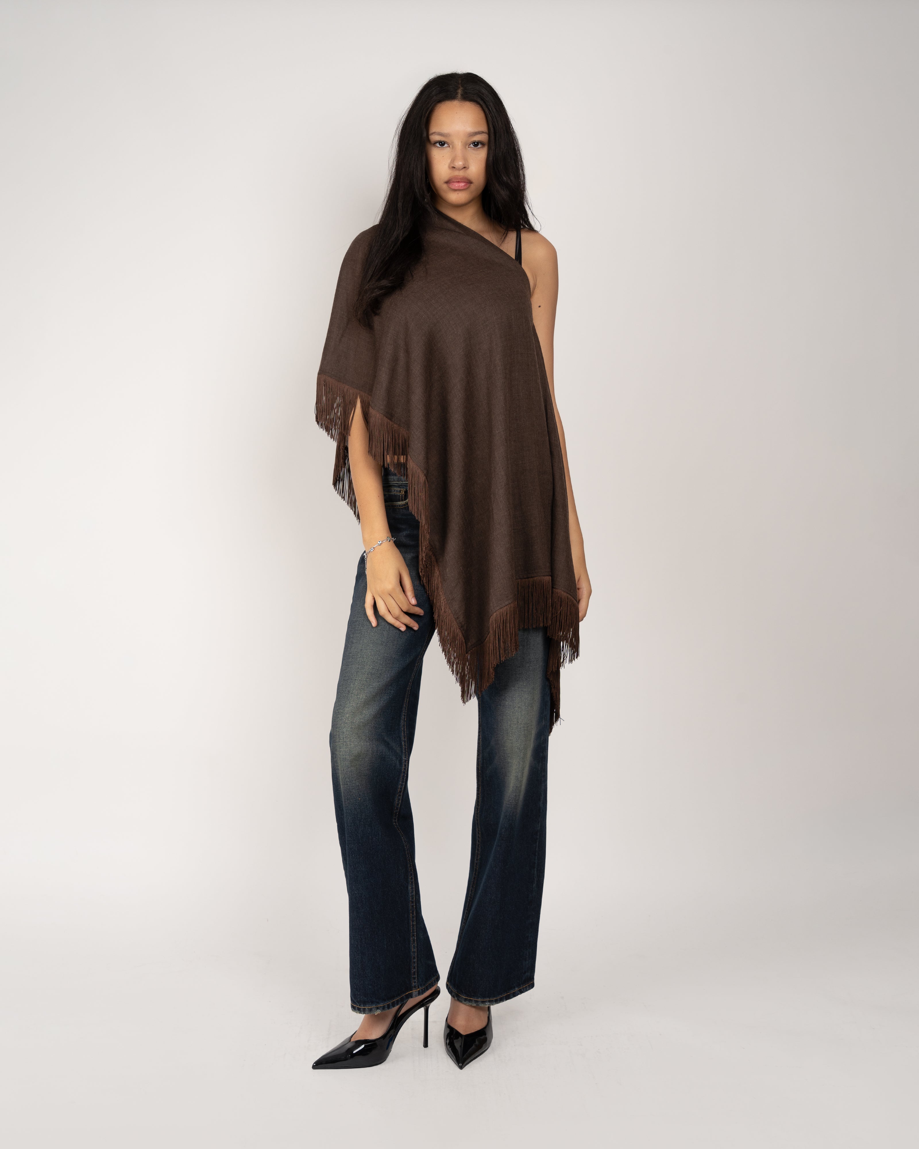 Brown Suiting Shawl