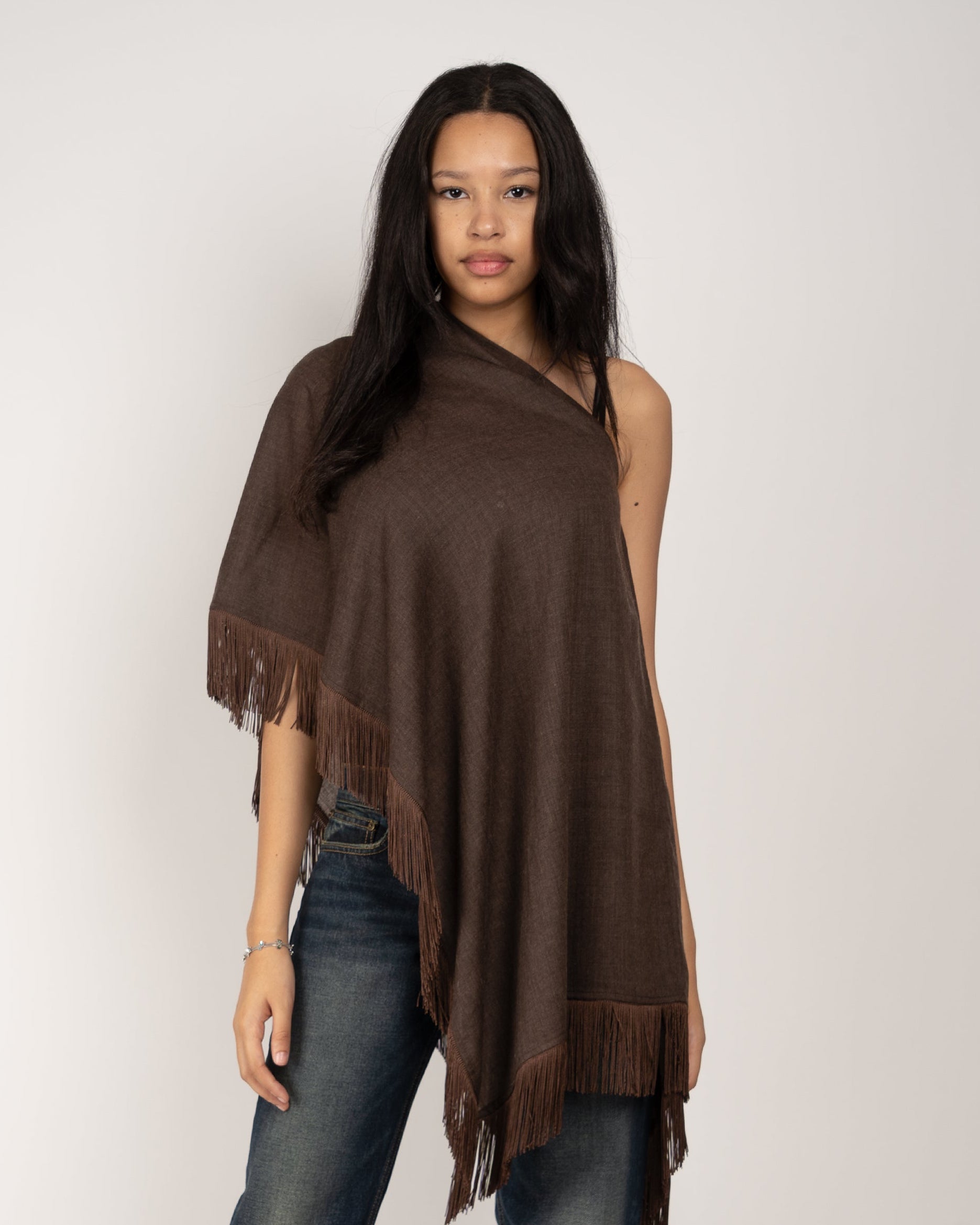 Brown Suiting Shawl