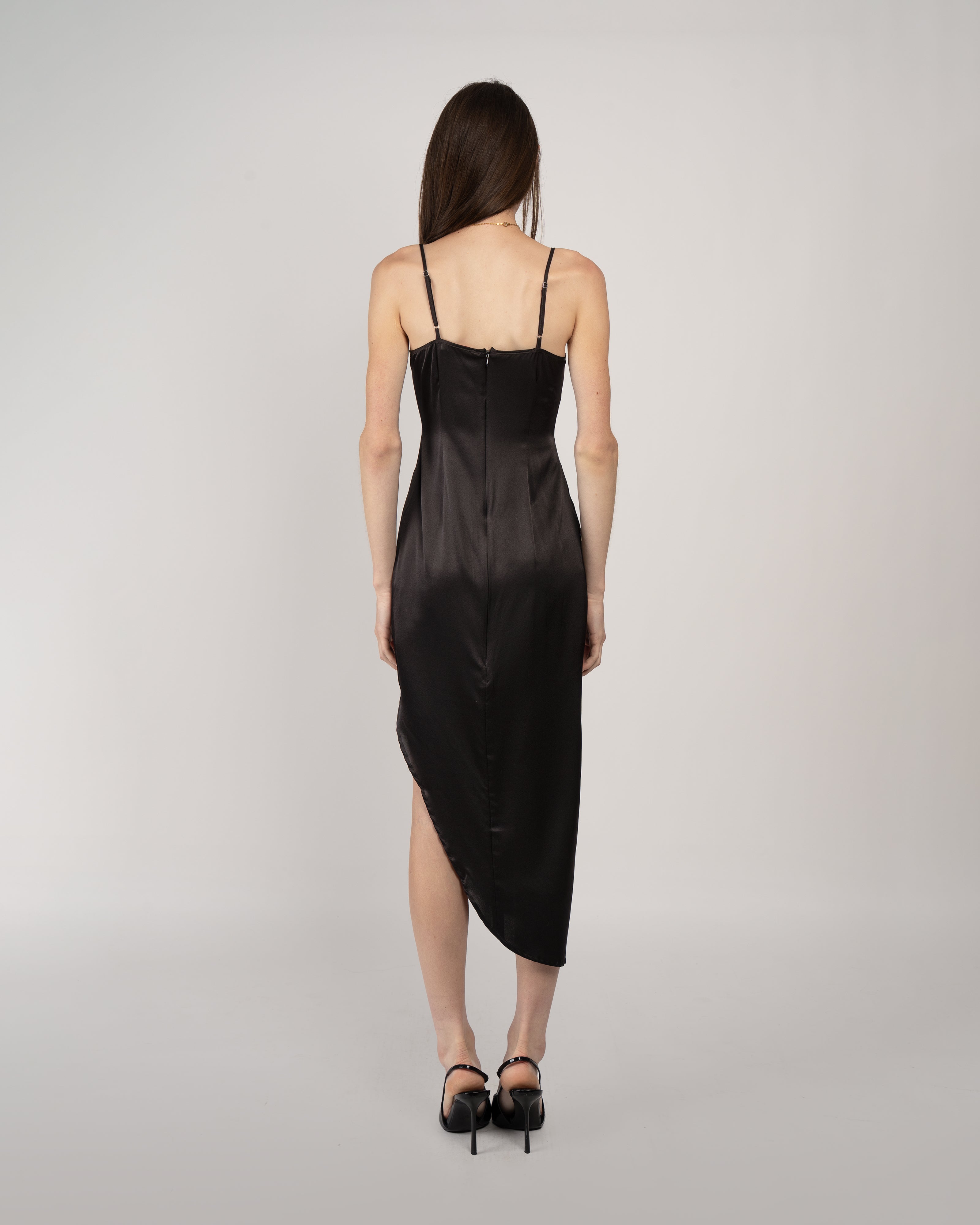 Black Silk Gown