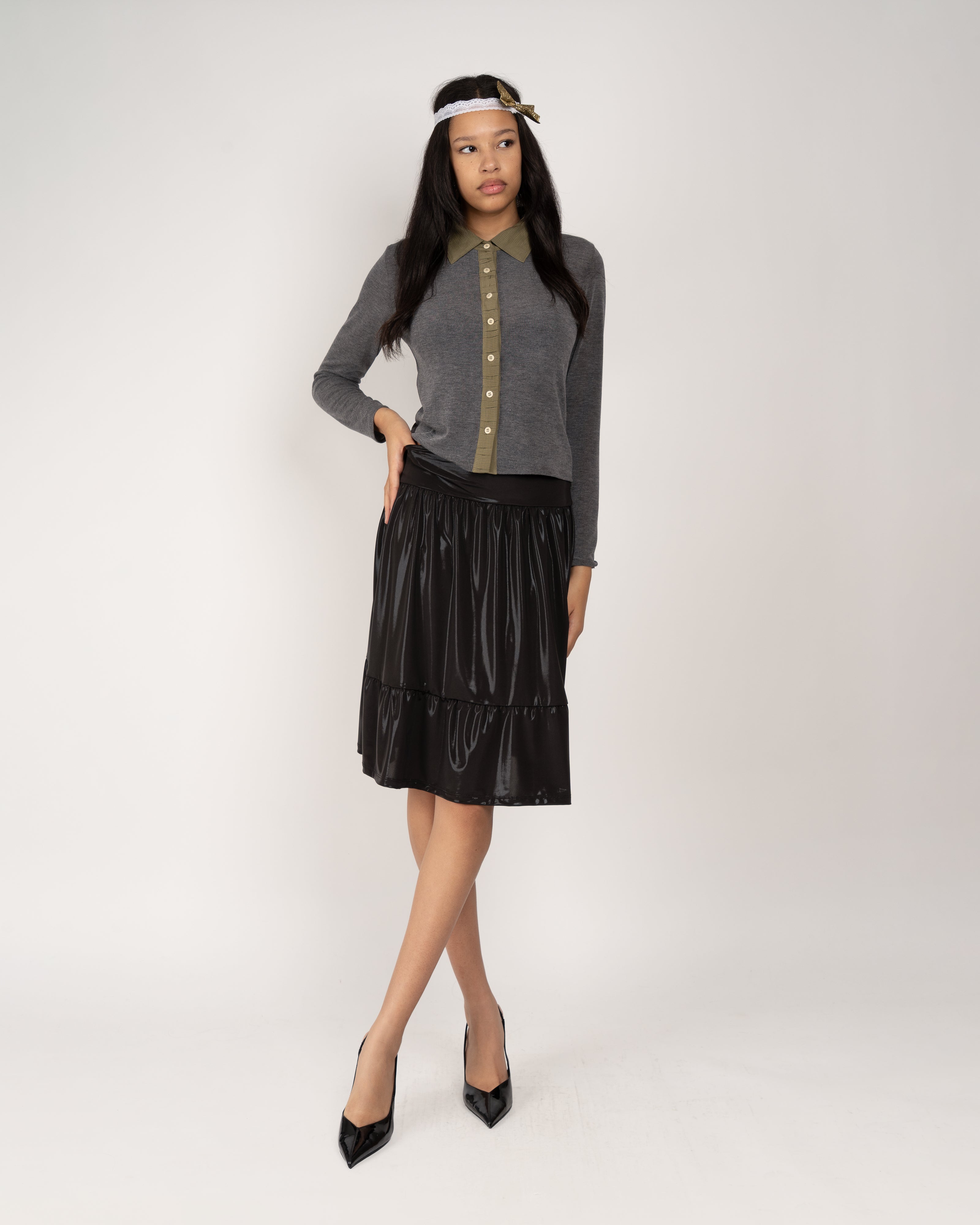 Contrast Cardigan