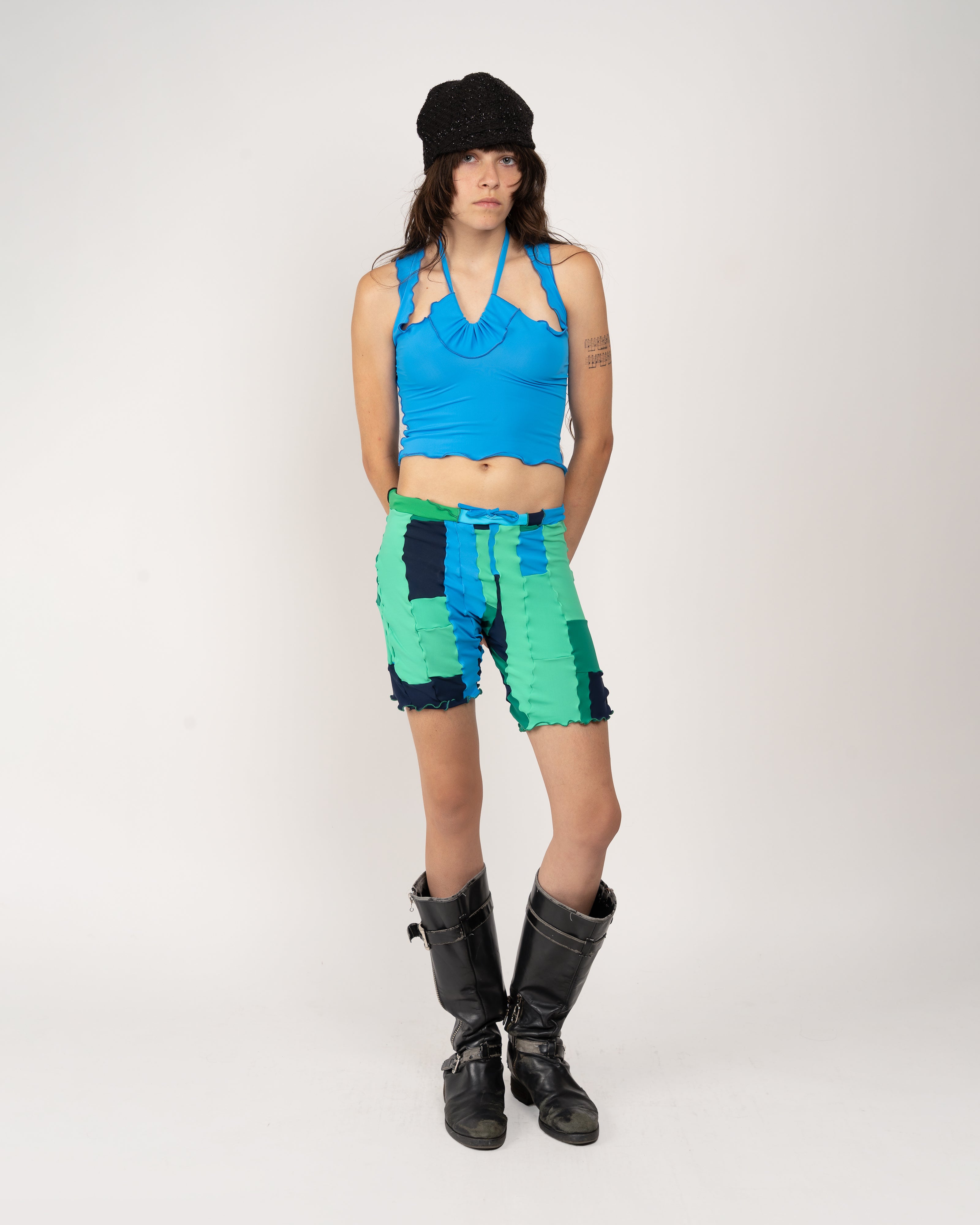 Patch Biker Shorts