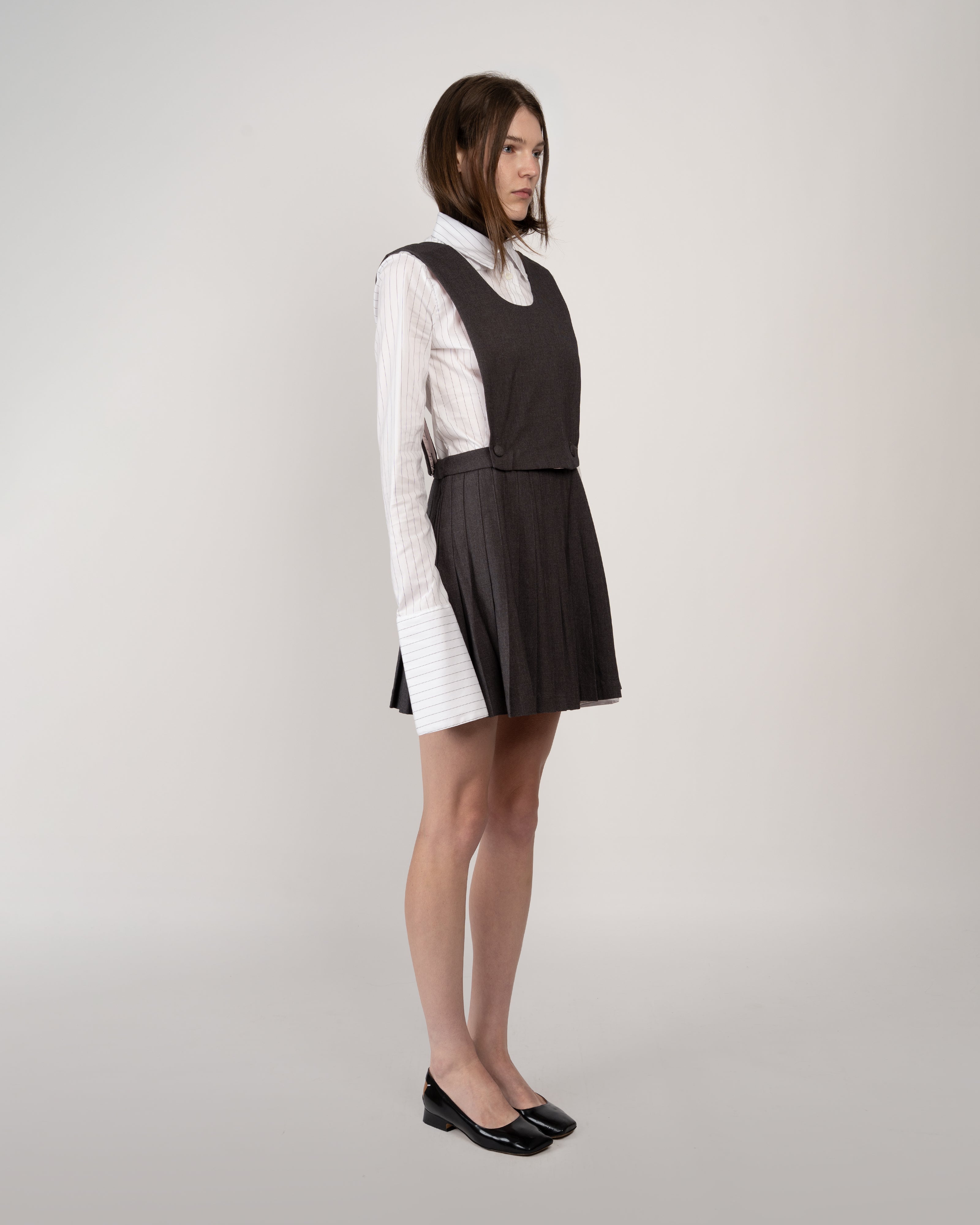 Pleated Pinafore
