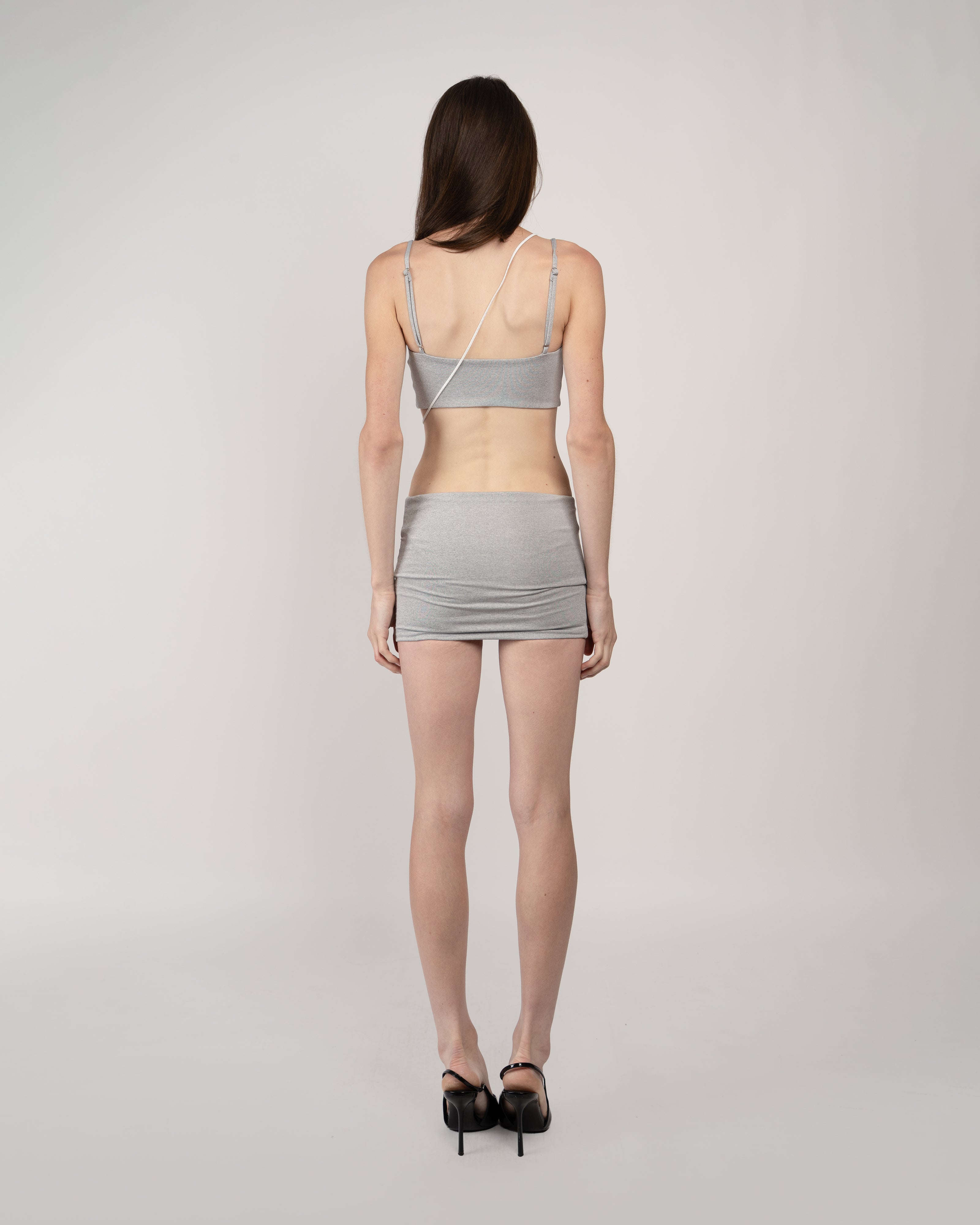 Niihai x Café Forgot Multiway Swim Set in Grey Marl
