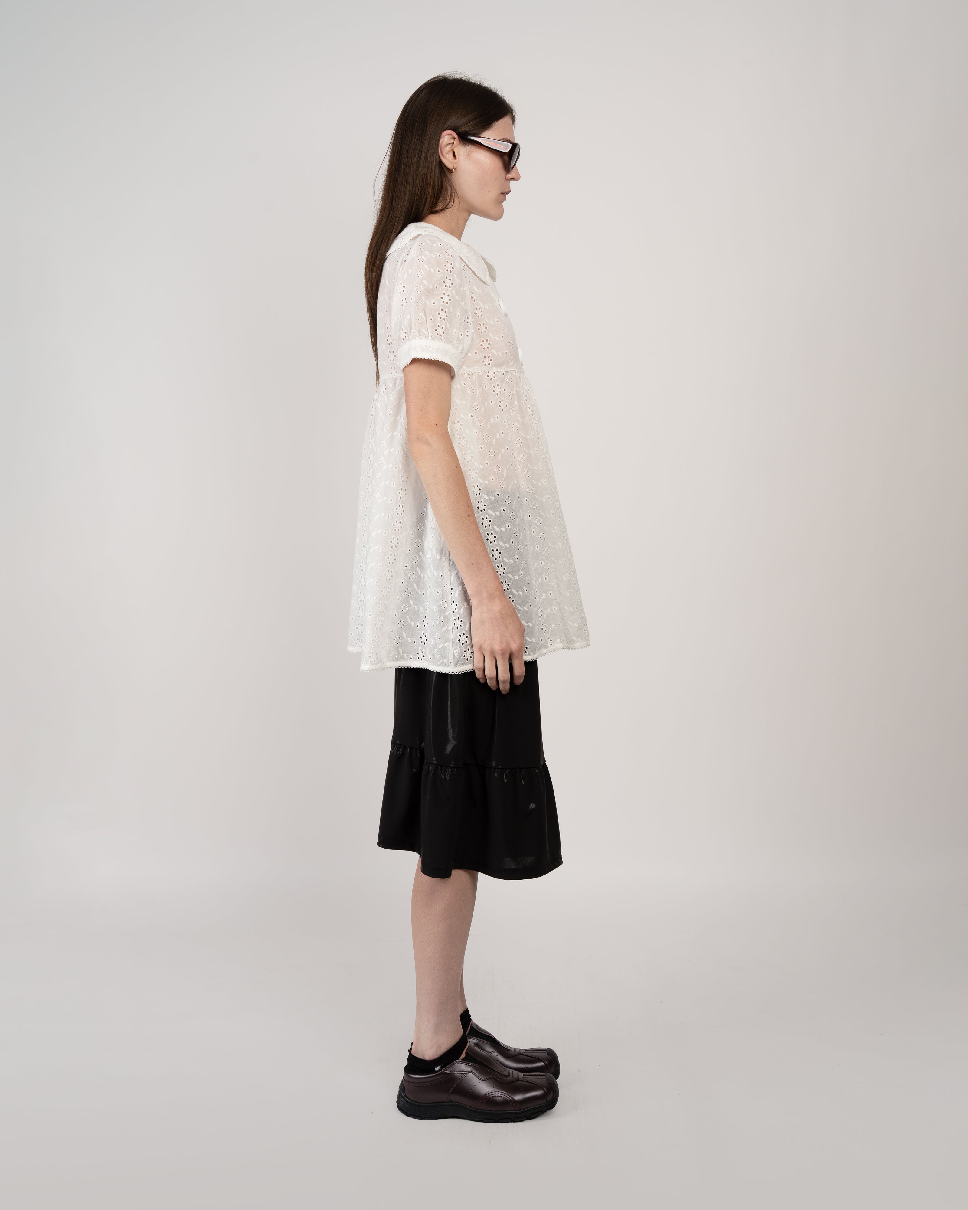 Niihai x Café Forgot Monday Dress in White