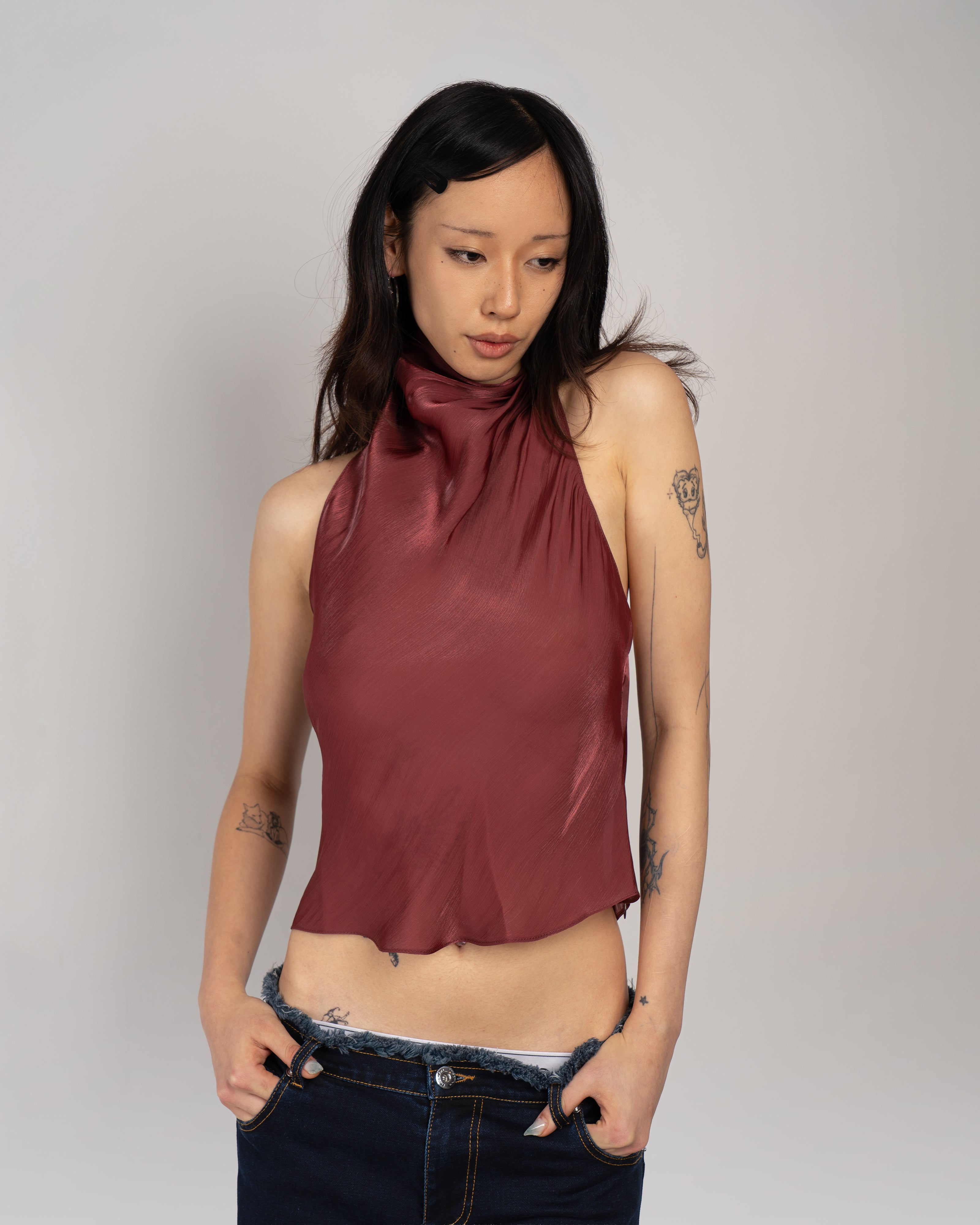 Low Back Halter Top