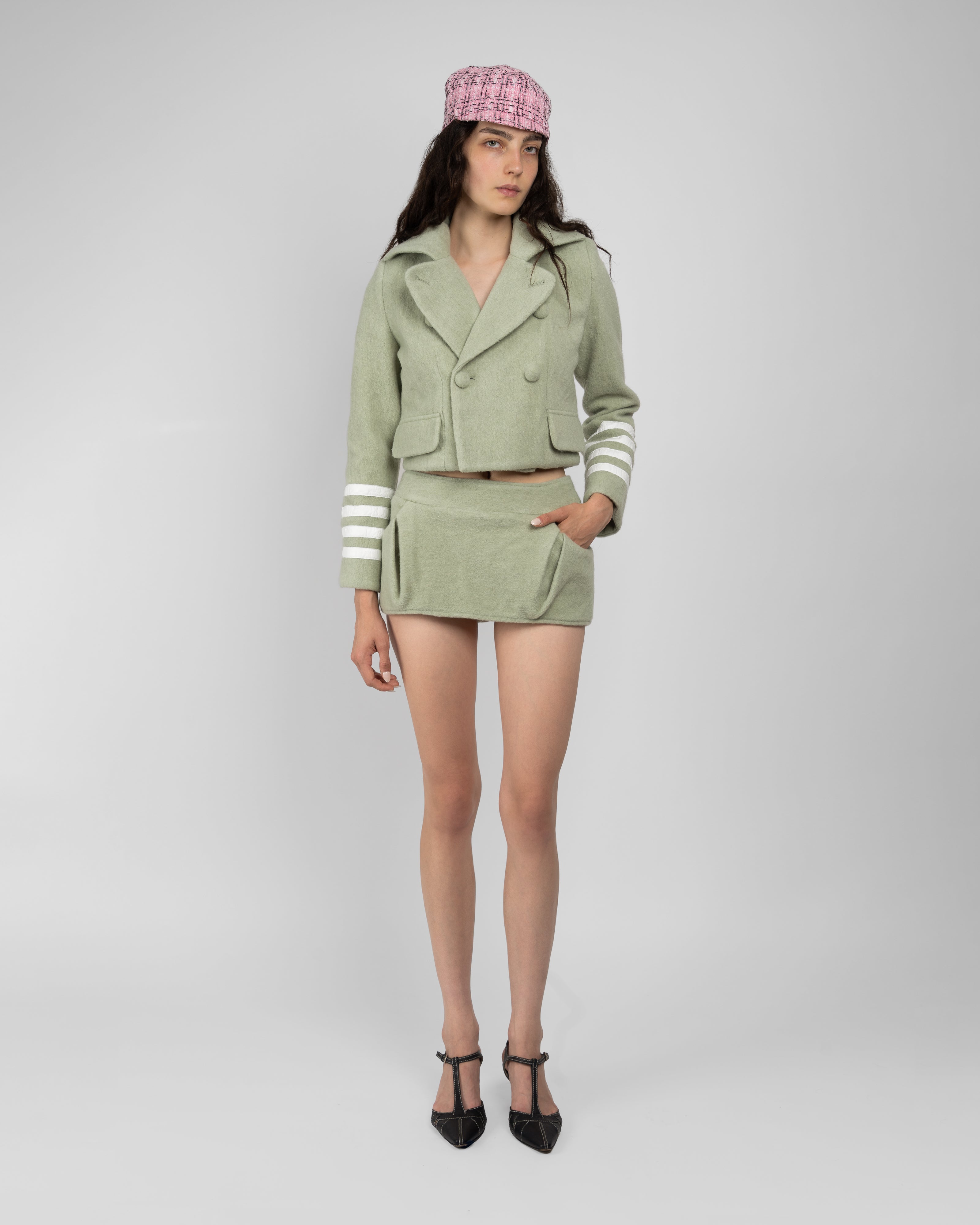 Suzy Wool Miniskirt