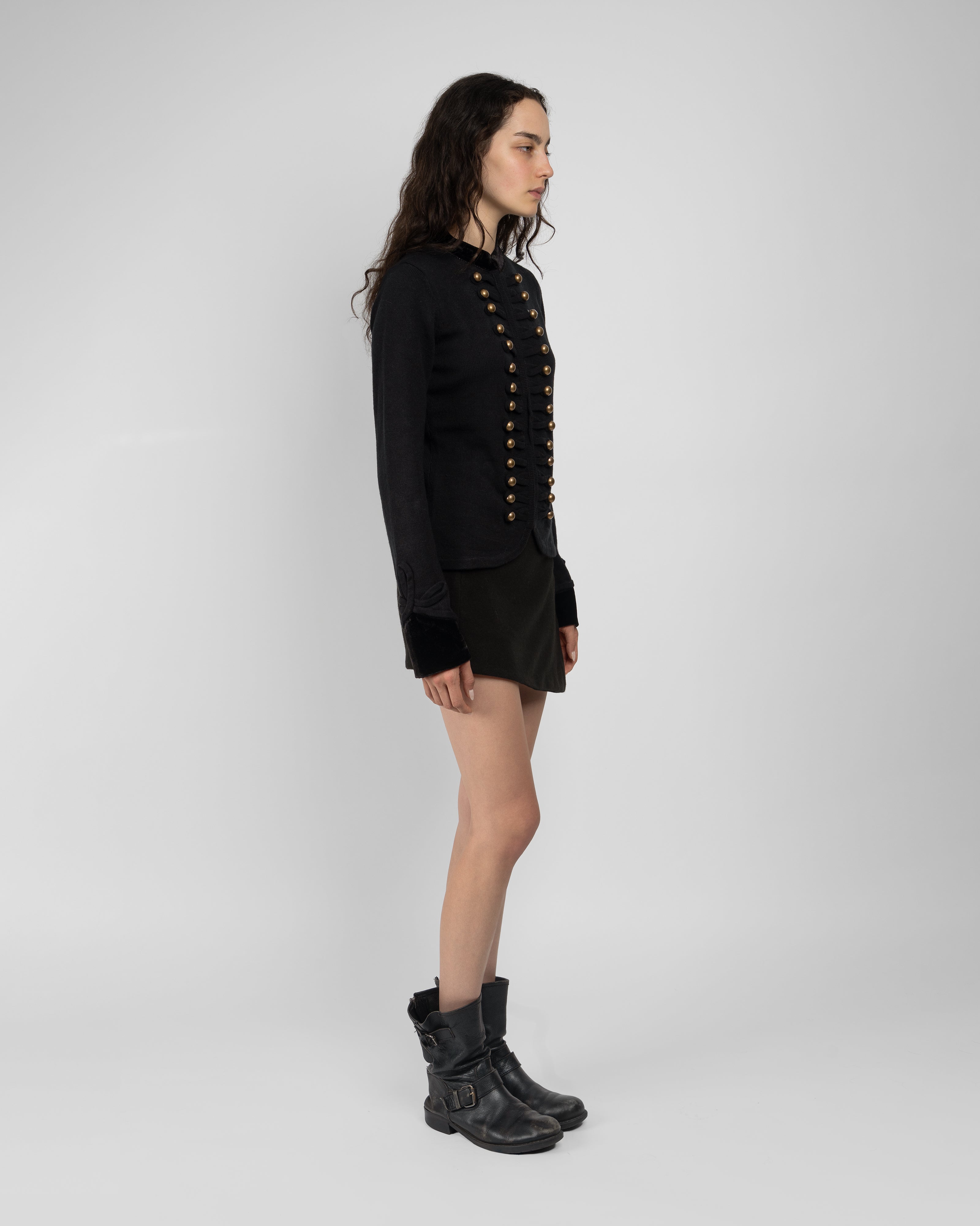 Military Cardigan Jacket