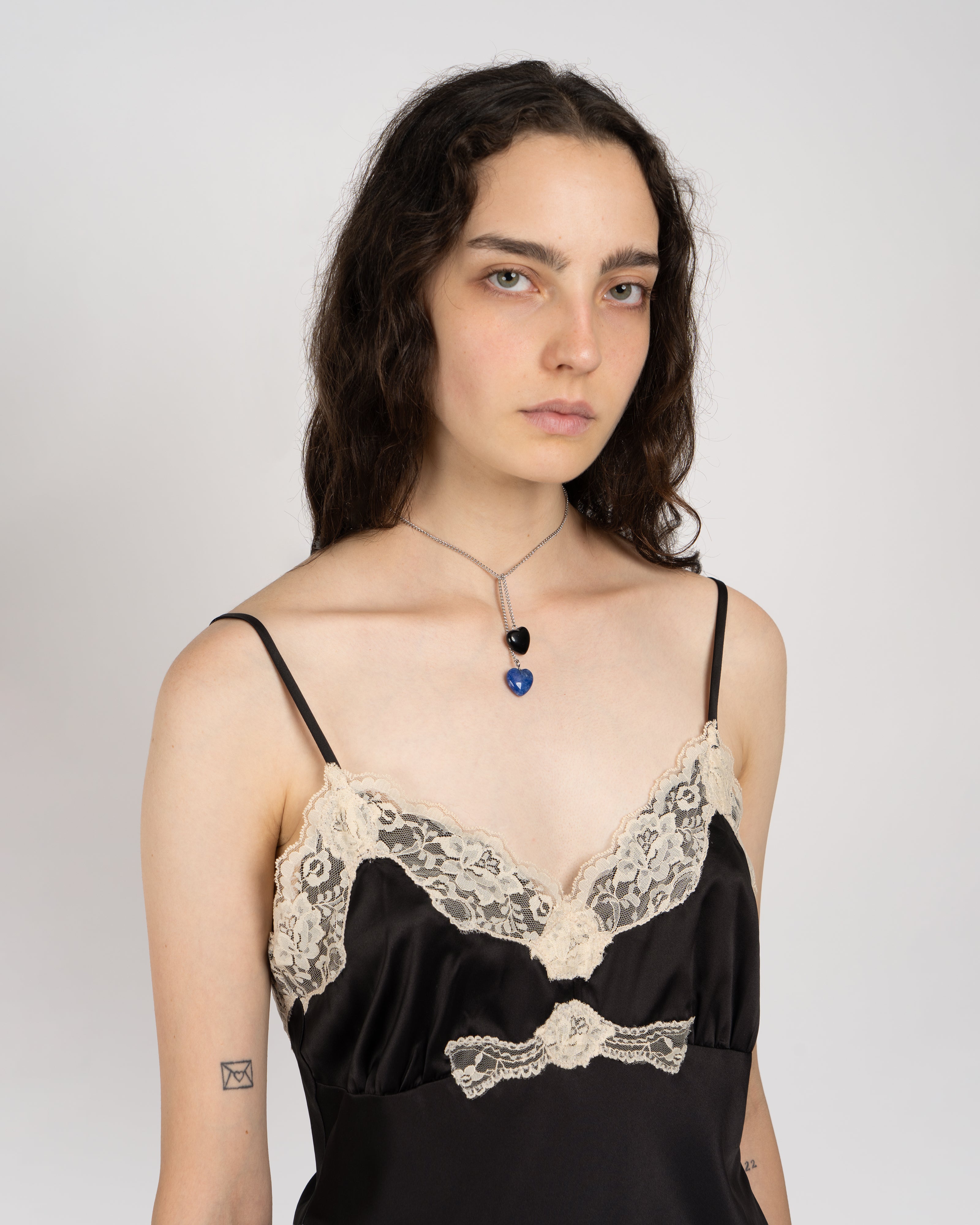 Entangled Stone Hearts Necklace