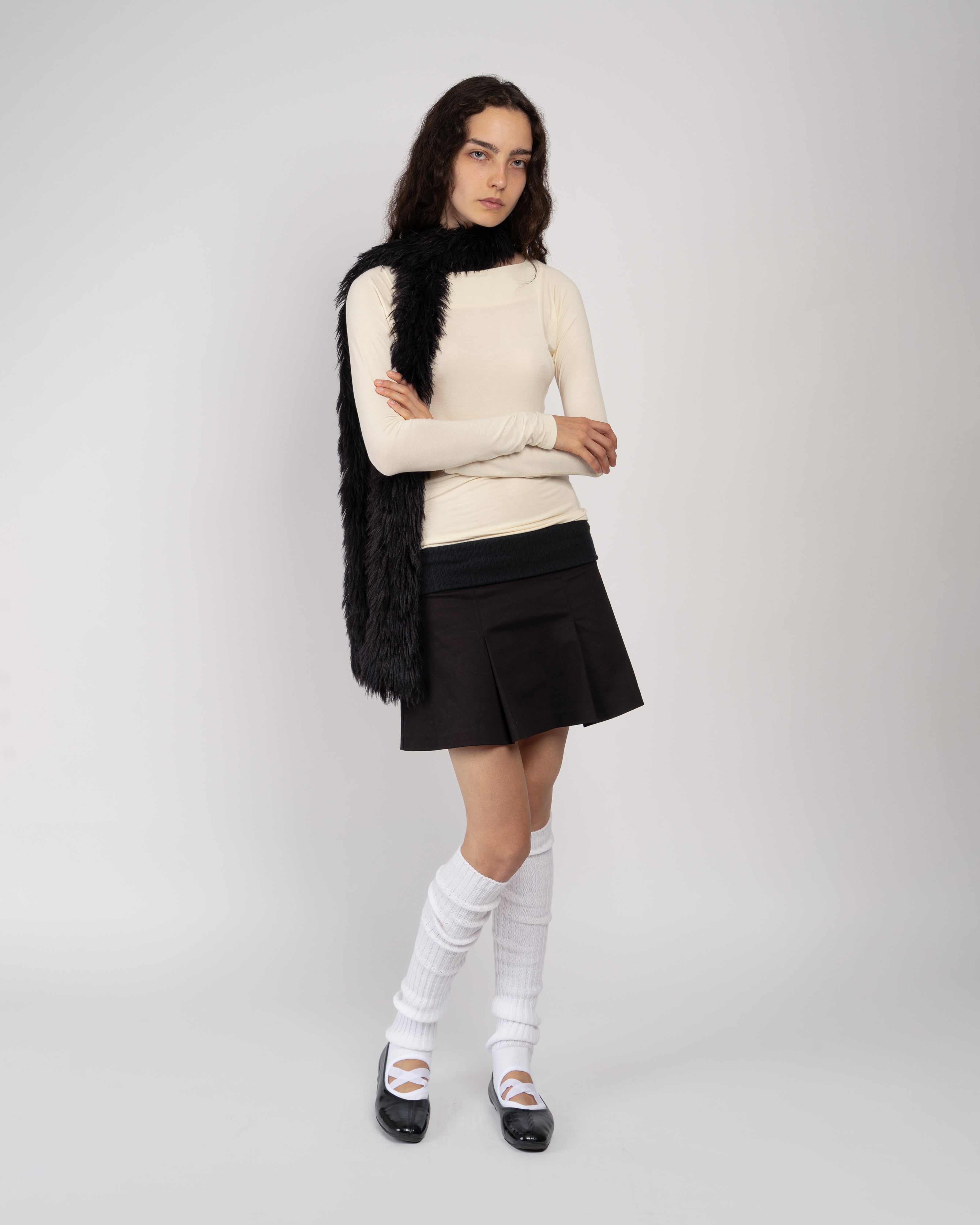 Black New Love Skirt