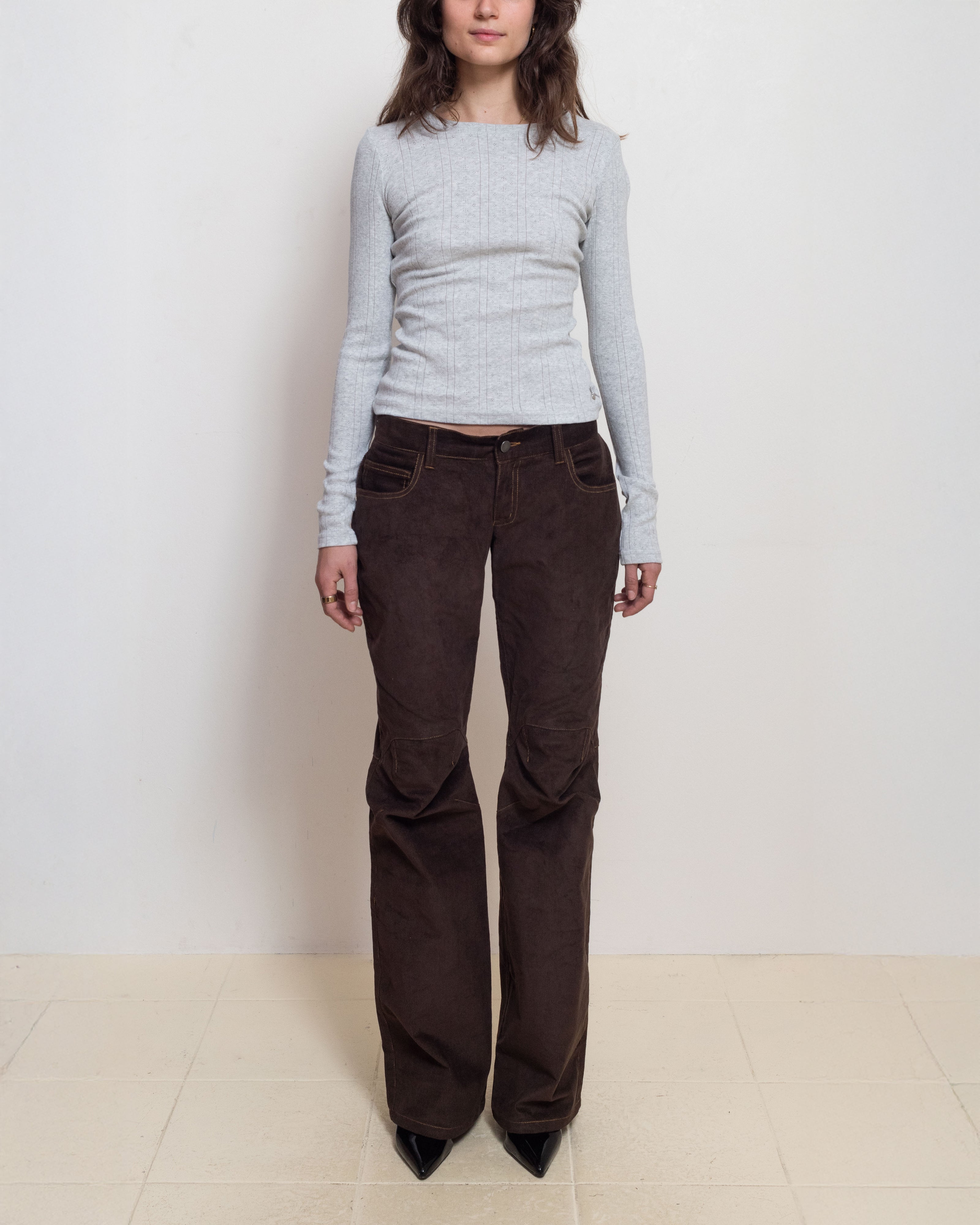 Gray Marl Daisy Longsleeve