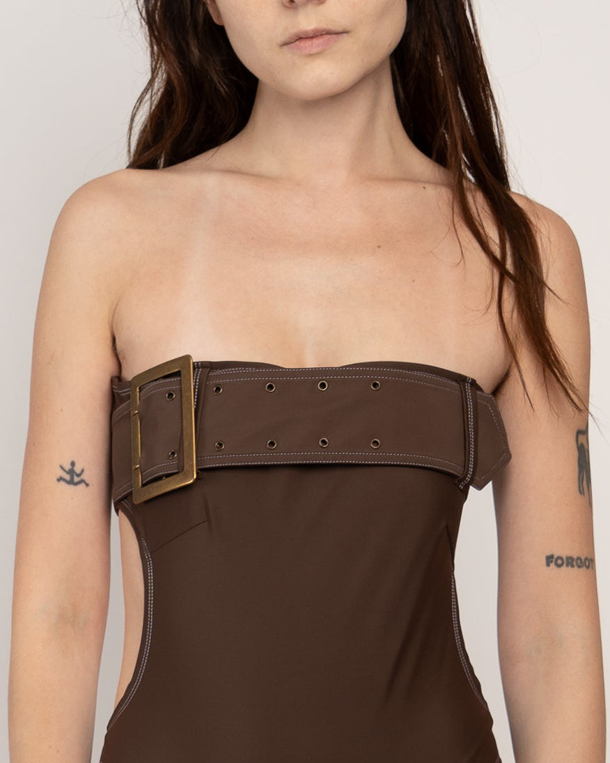 Bandera Belt in Brown