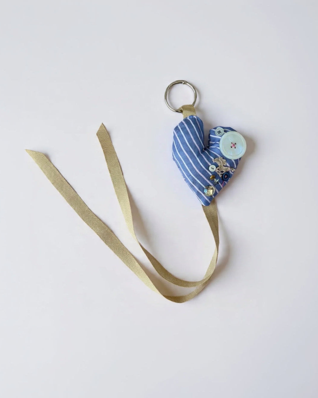 I <3 Buttons Bag Charm