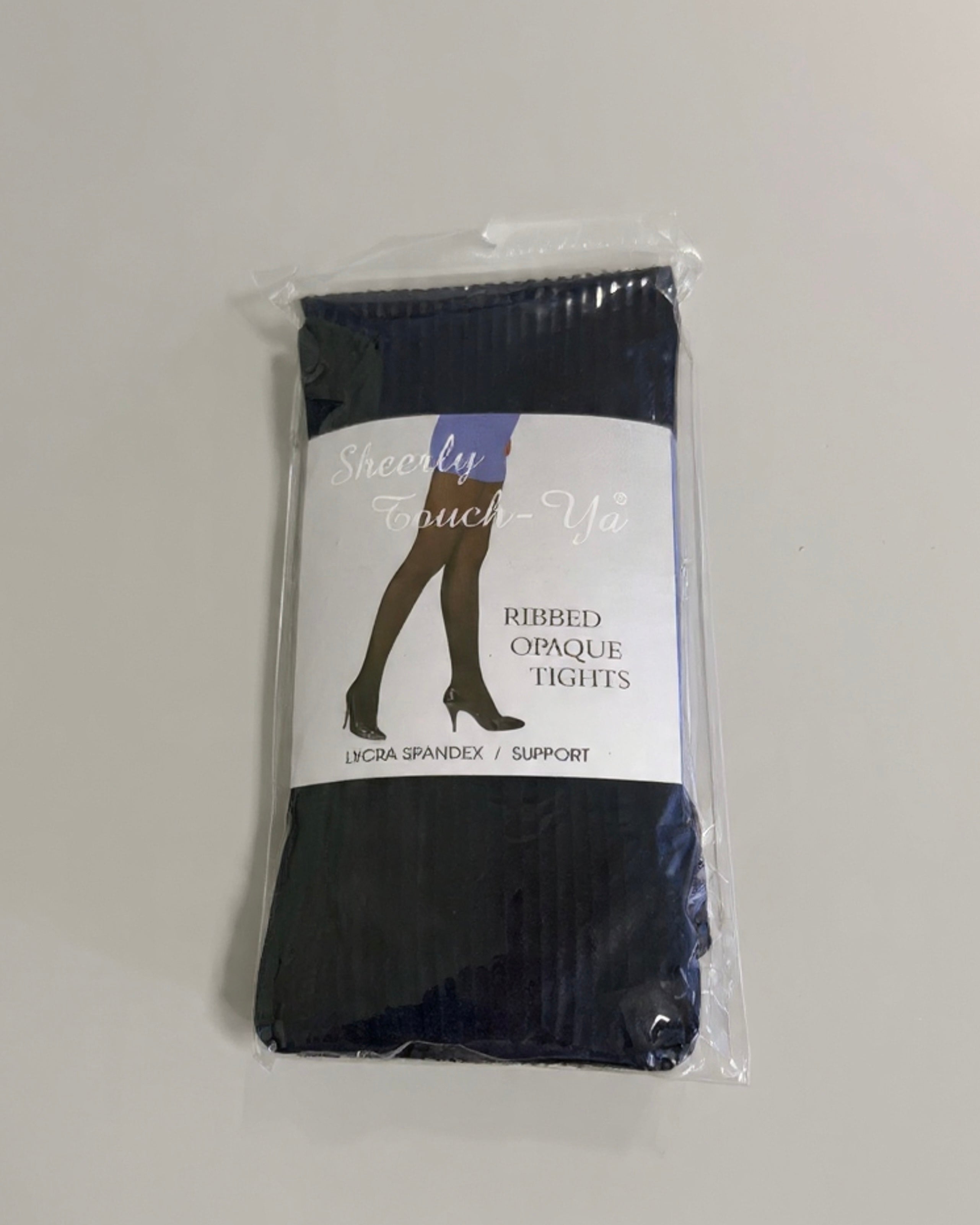 Opaque Ribbed Tights