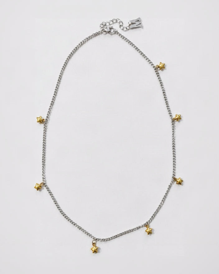 Gold Star Gaze Necklace