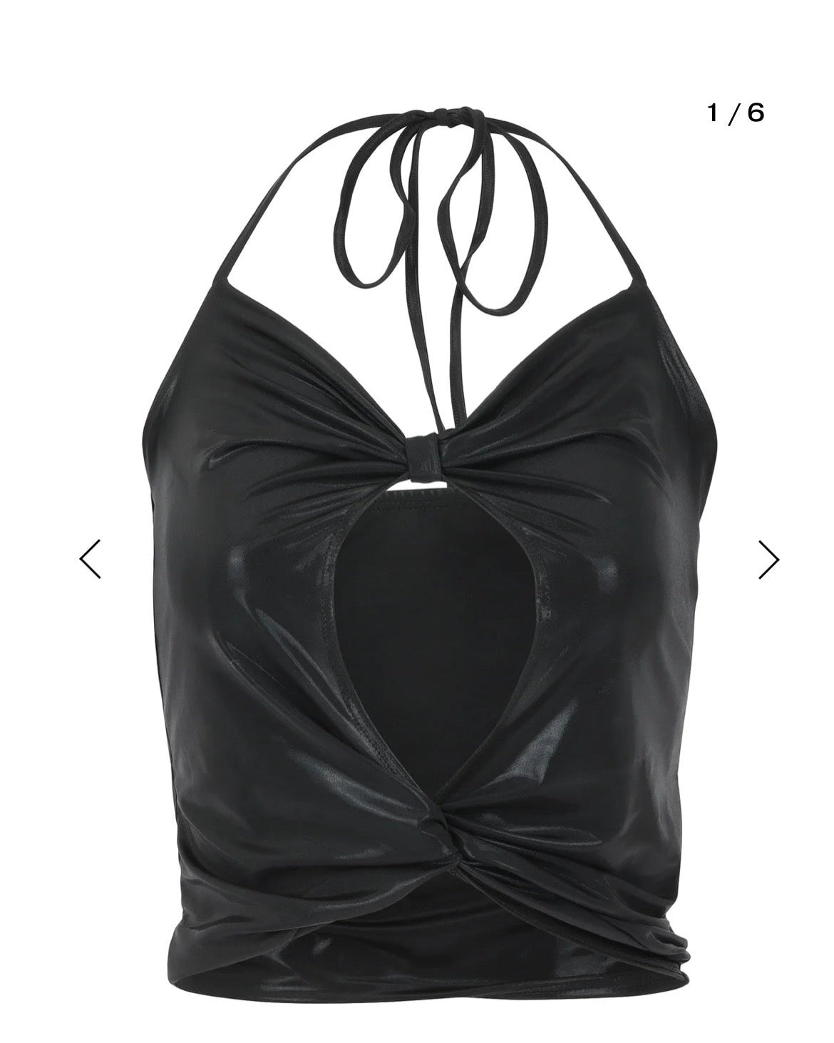 Gigi - Taylor Top Black - Sample