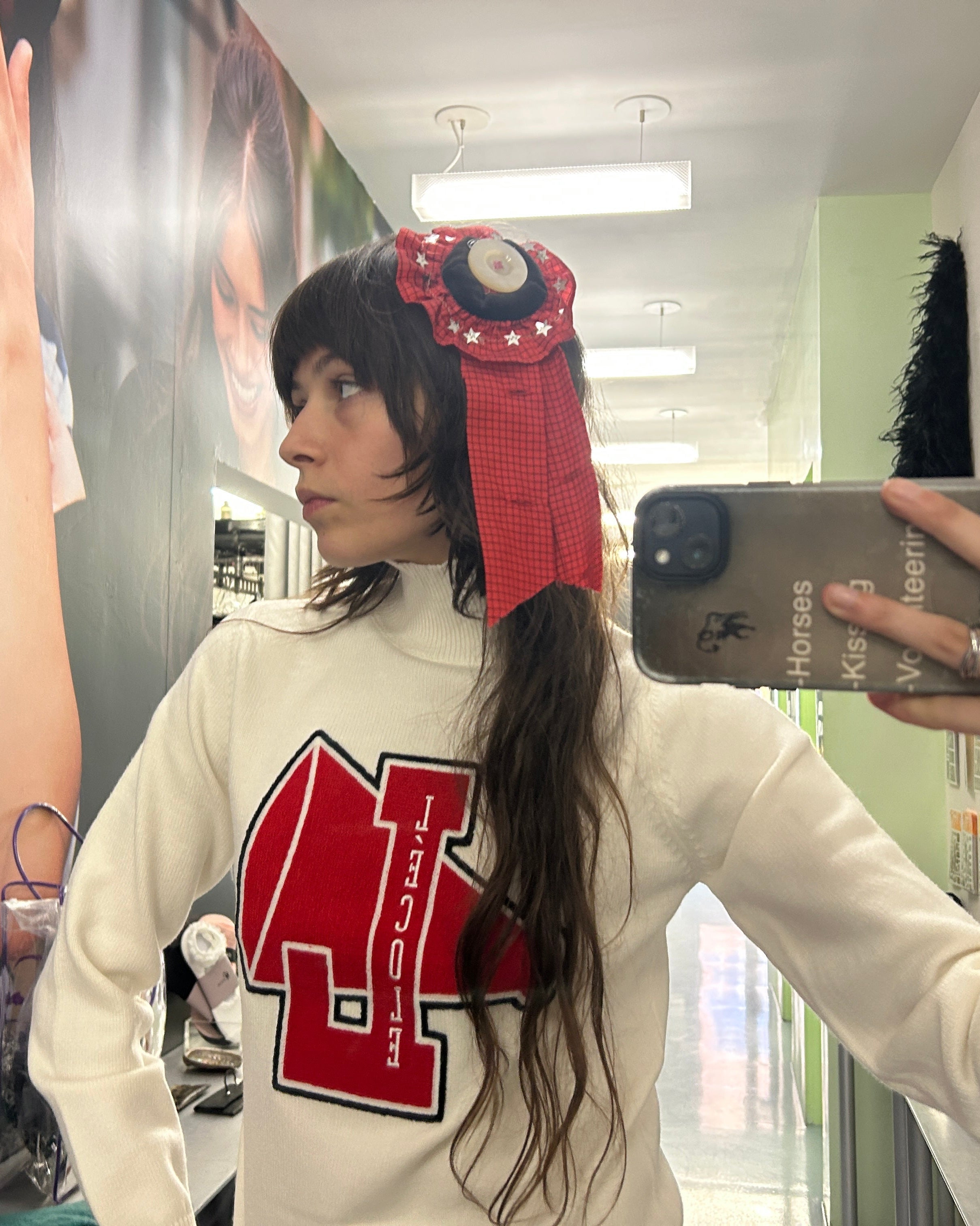 Red Cheerleader Sweater