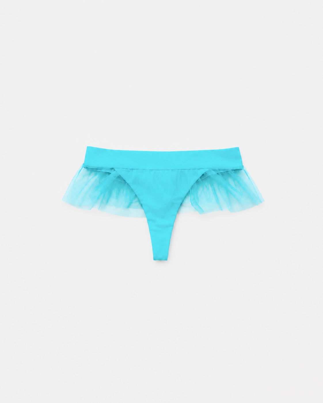 Collab Yasmin Swim Skirt In Aqua