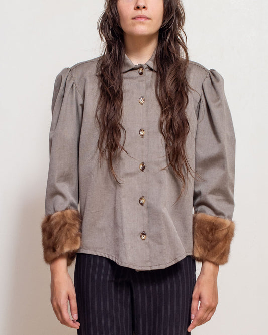 Mink Cuff Button Down