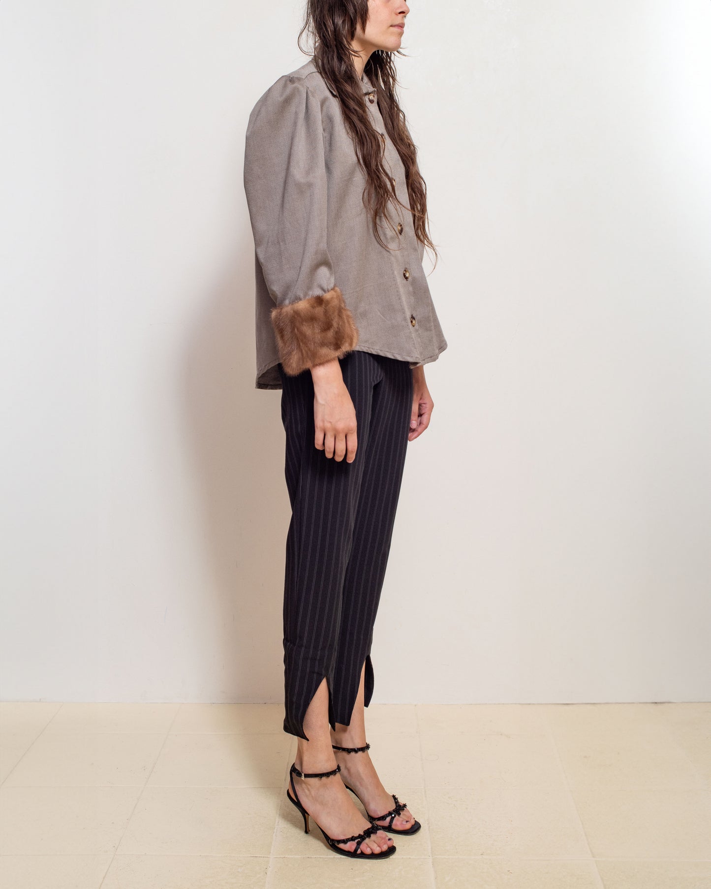 Mink Cuff Button Down