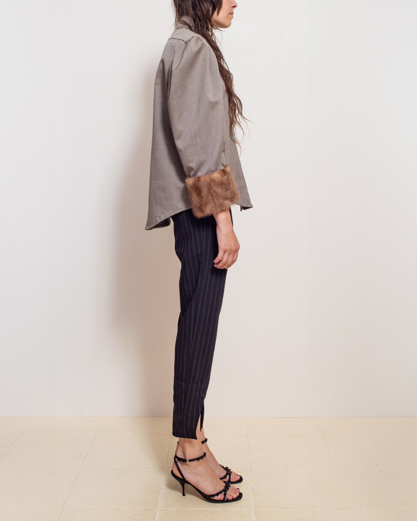 Mink Cuff Button Down