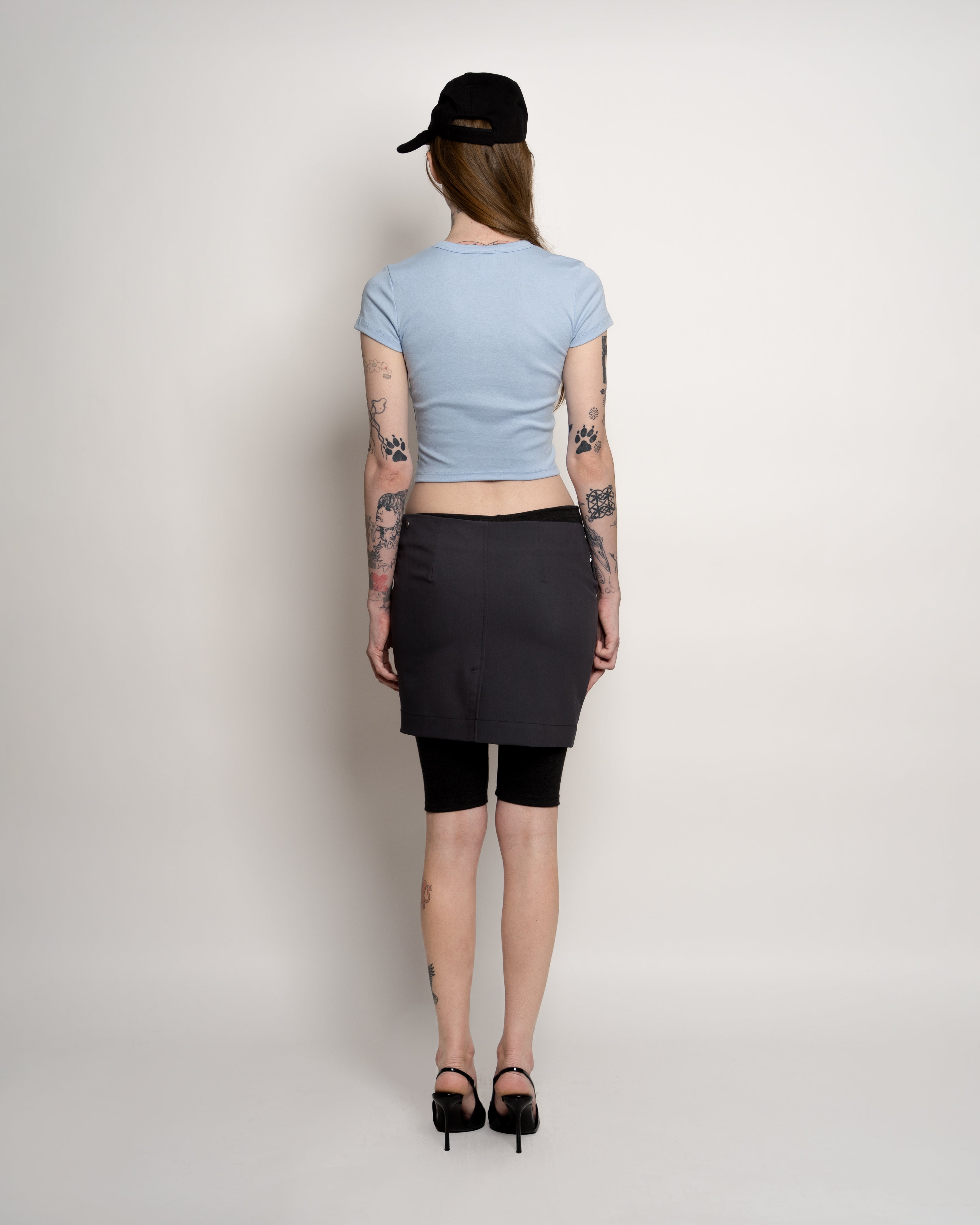 Blue Busy Co Pants Skirt