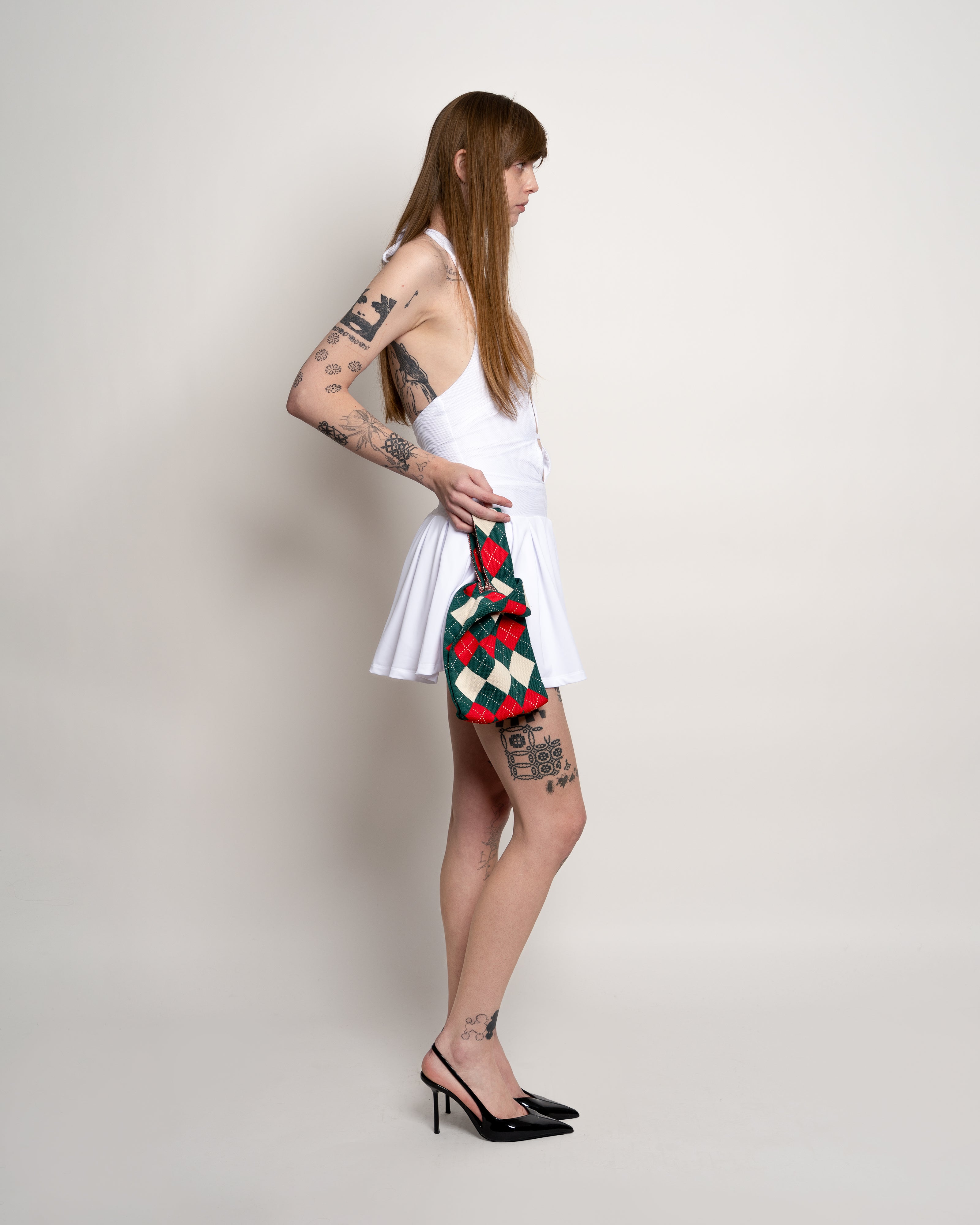 Parker Dress in White