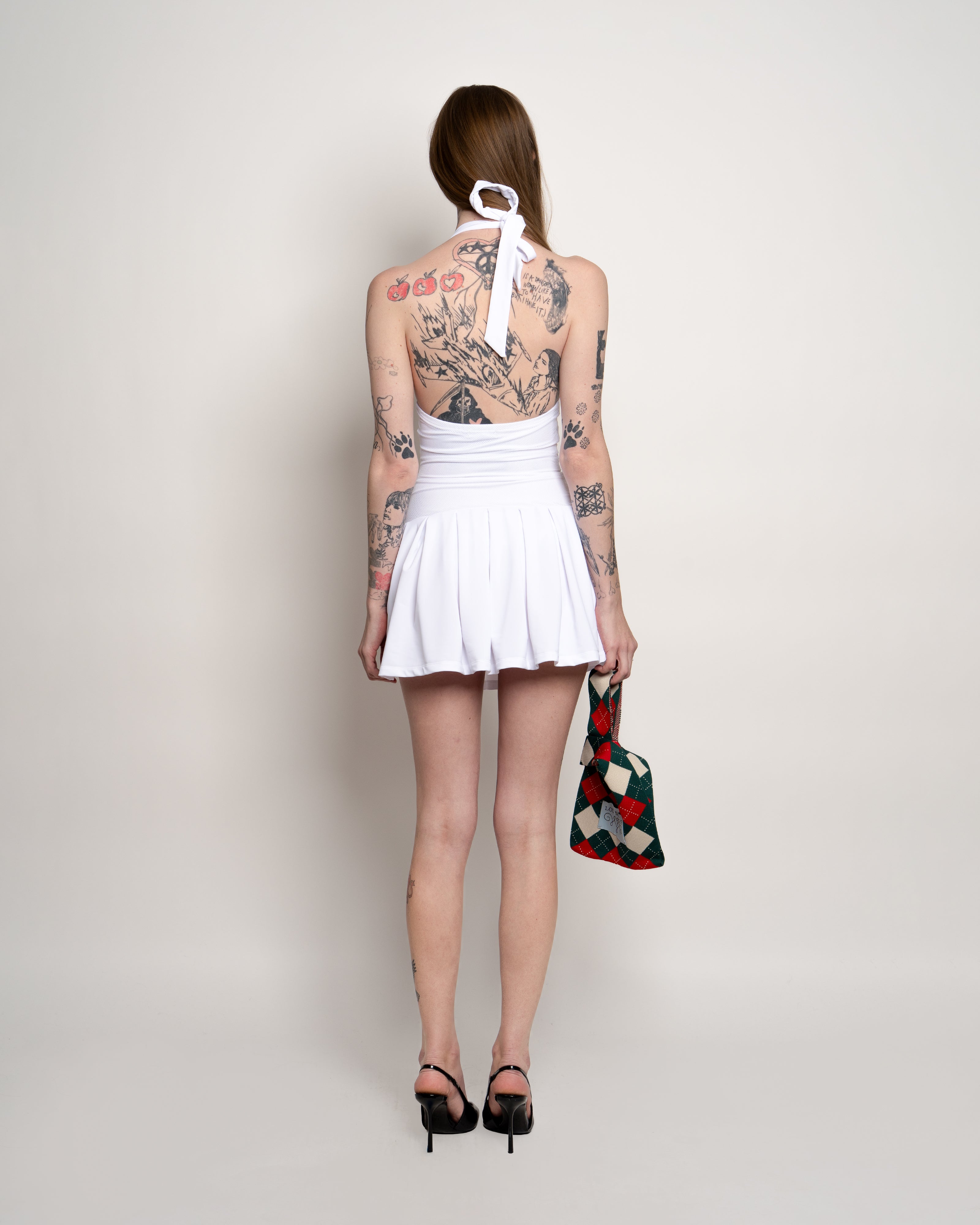 Parker Dress in White