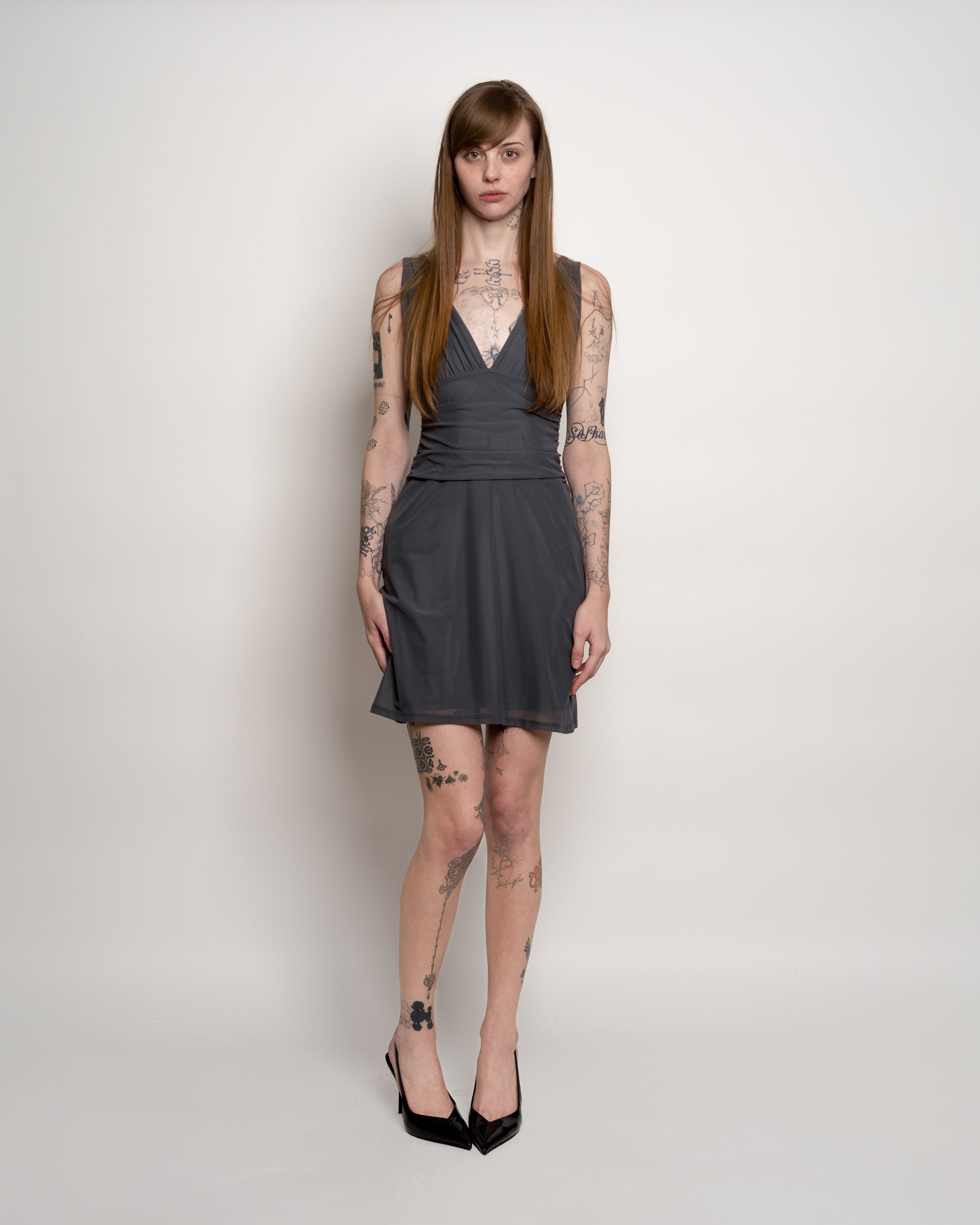 Jacqueline Dress in Grey