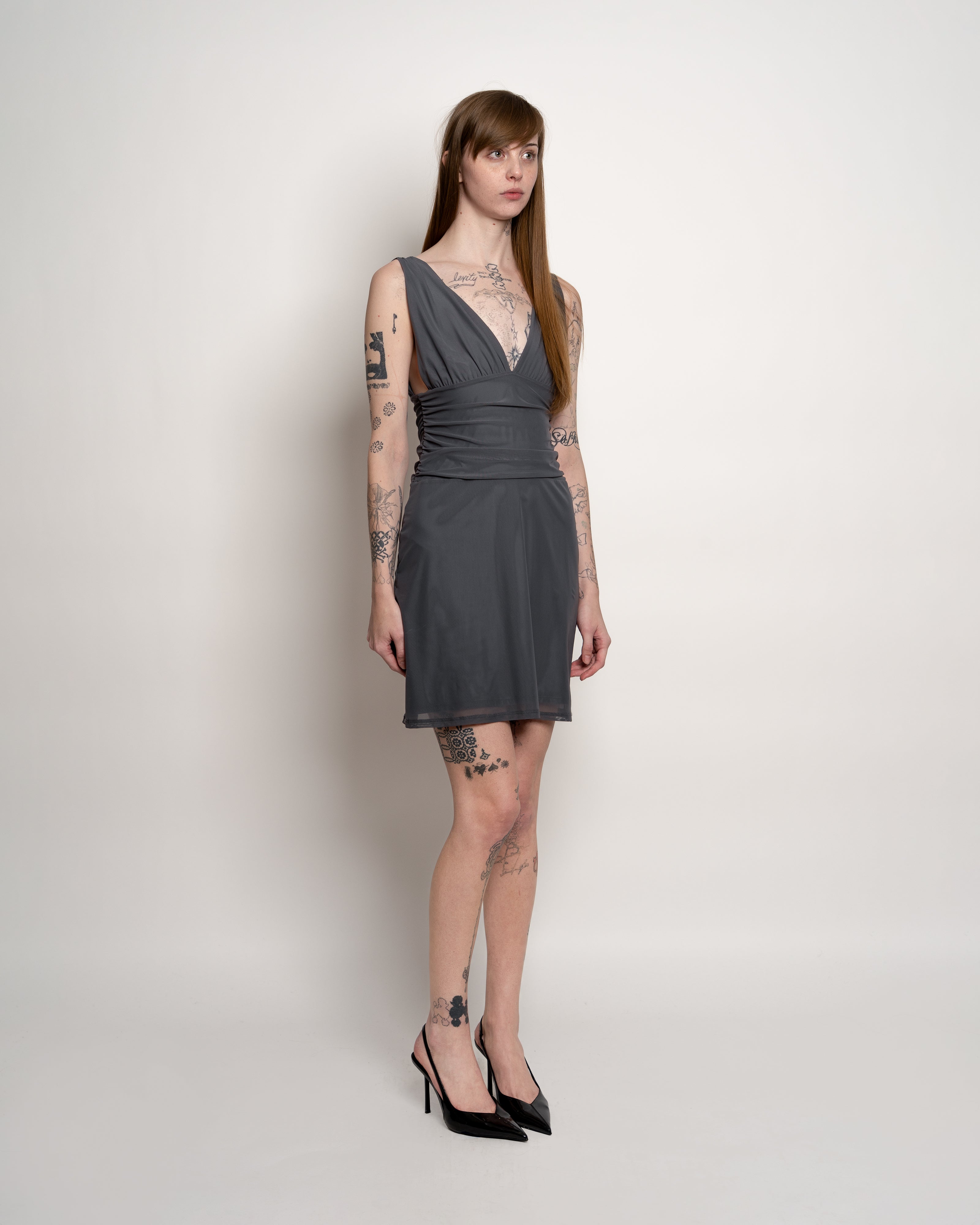 Jacqueline Dress in Grey