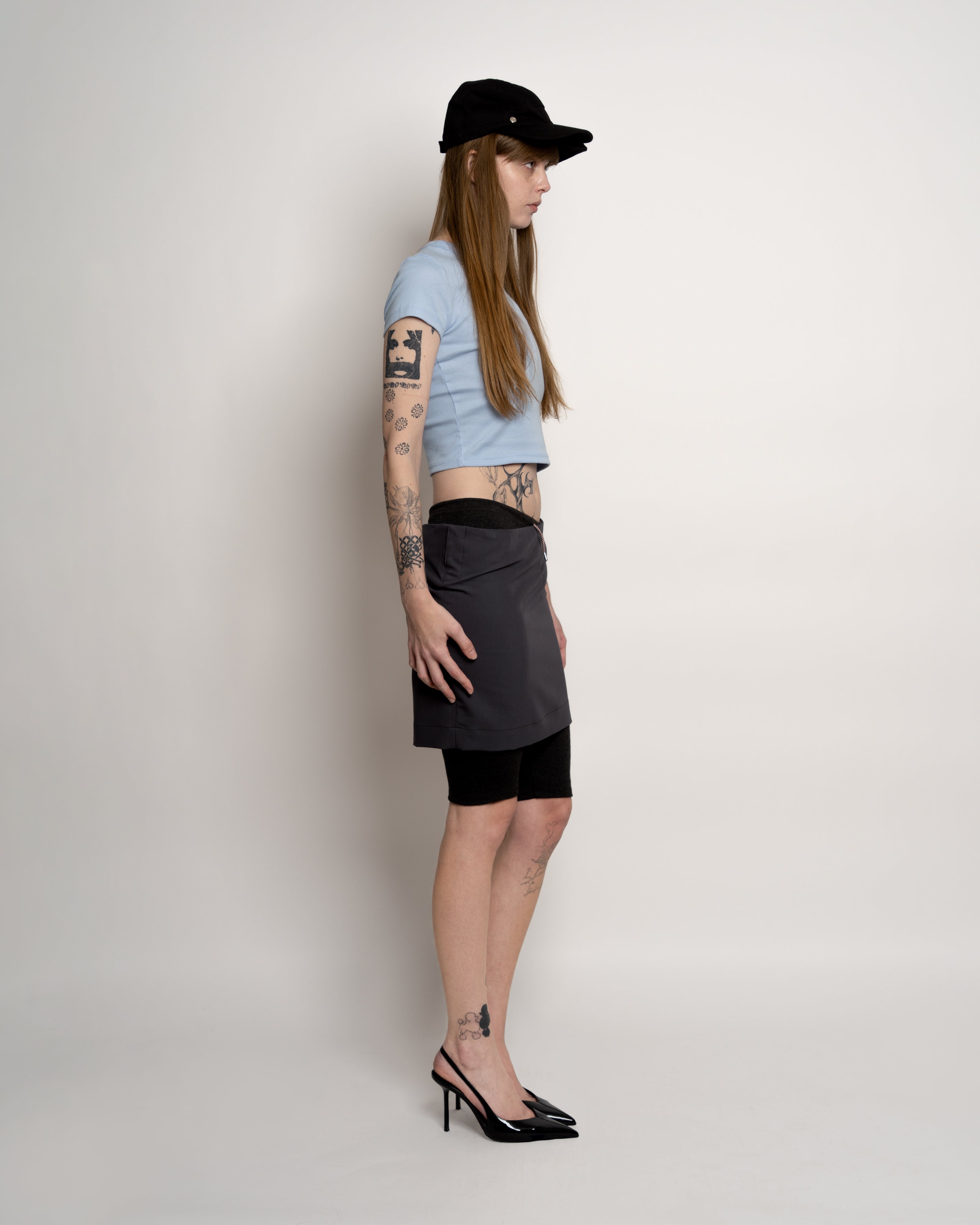 Baby Blue Studded Tee