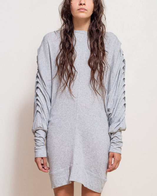 Grey Batwing Dress