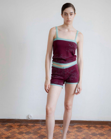 Plas - Knitted Jacquard Top - Sample