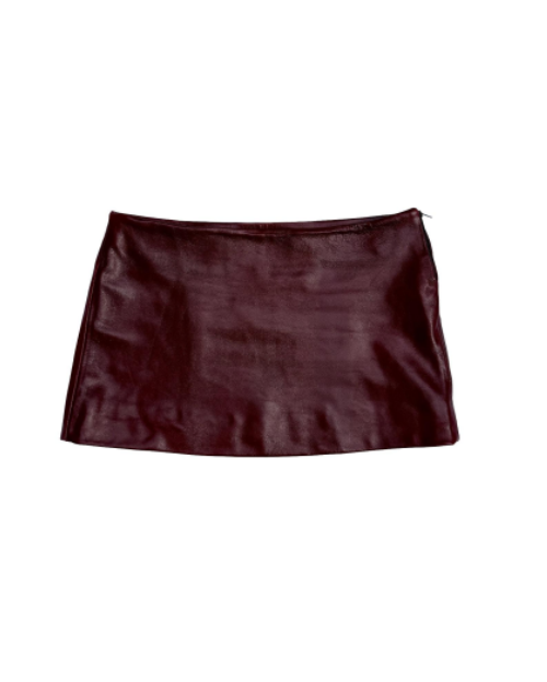 Plas - Leather Mini Skirt - Sample