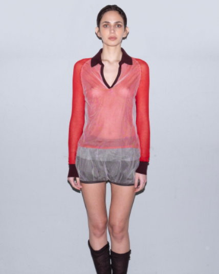 Plas – Double Layer Polo – Red – Sample