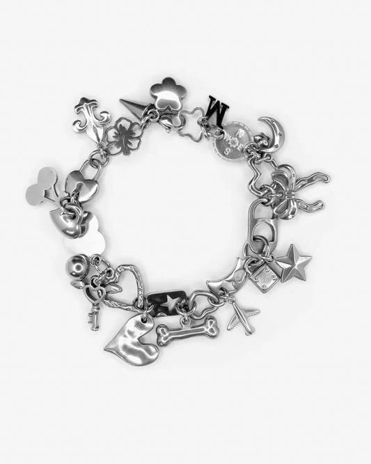 Marland Backus - Chrome Charm Bracelet - Sample