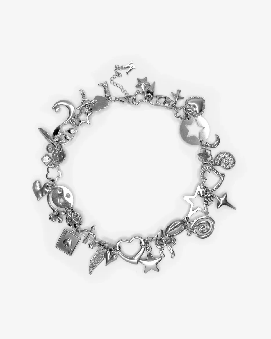 Marland Backus - Chrome Charm Necklace - Sample