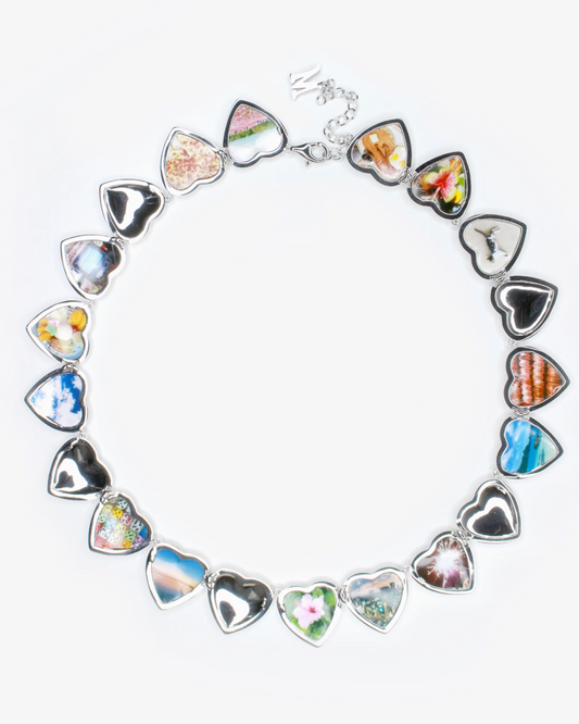 Marland Backus - Open Hears Necklace multi- Sample