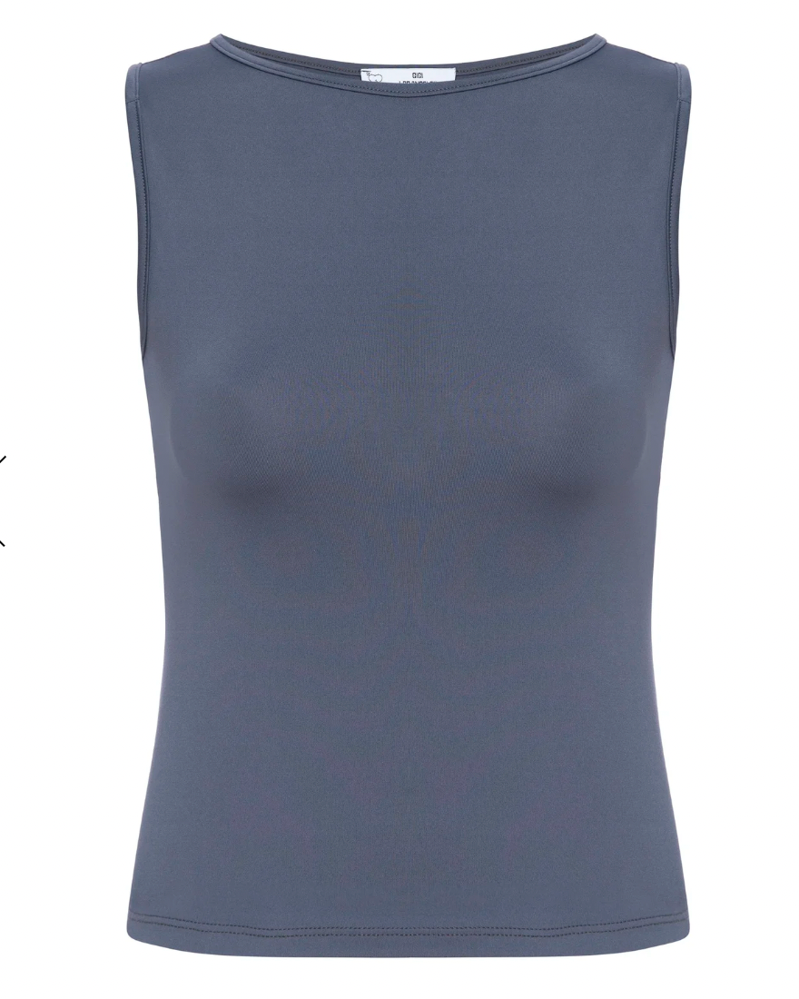 Gigi - Laura Top, Grey - Sample