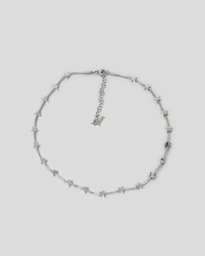 Marland Backus - Lil Star Necklace Silver long  - Sample