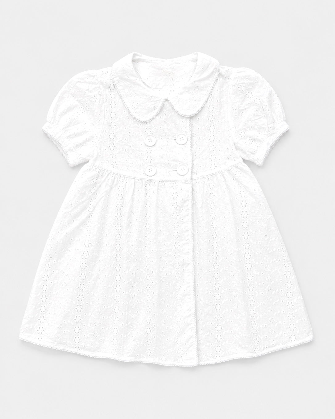 Collab Monday Dress in White