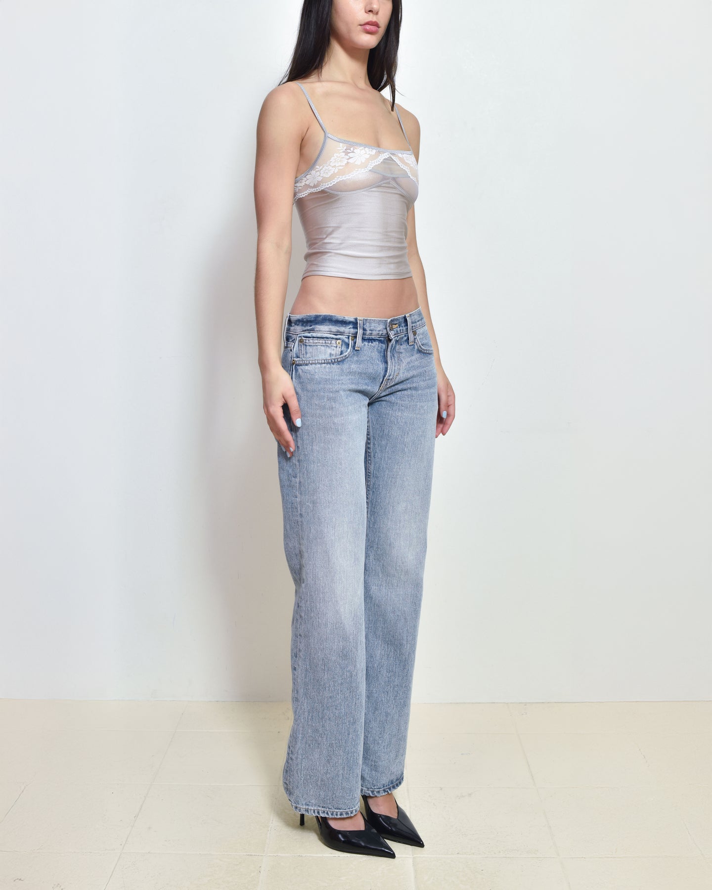 Light Taupe Lace Camisole