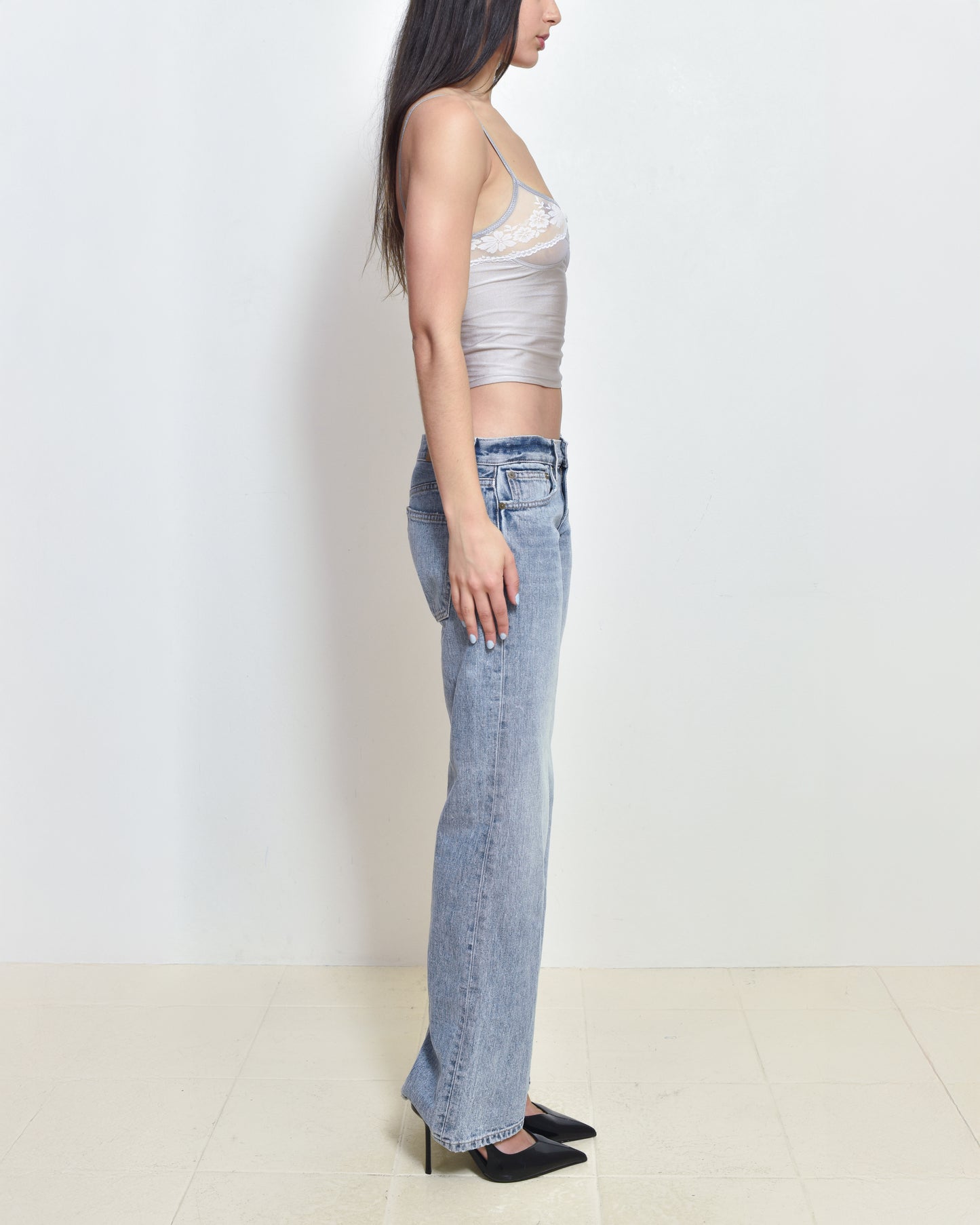 Light Taupe Lace Camisole