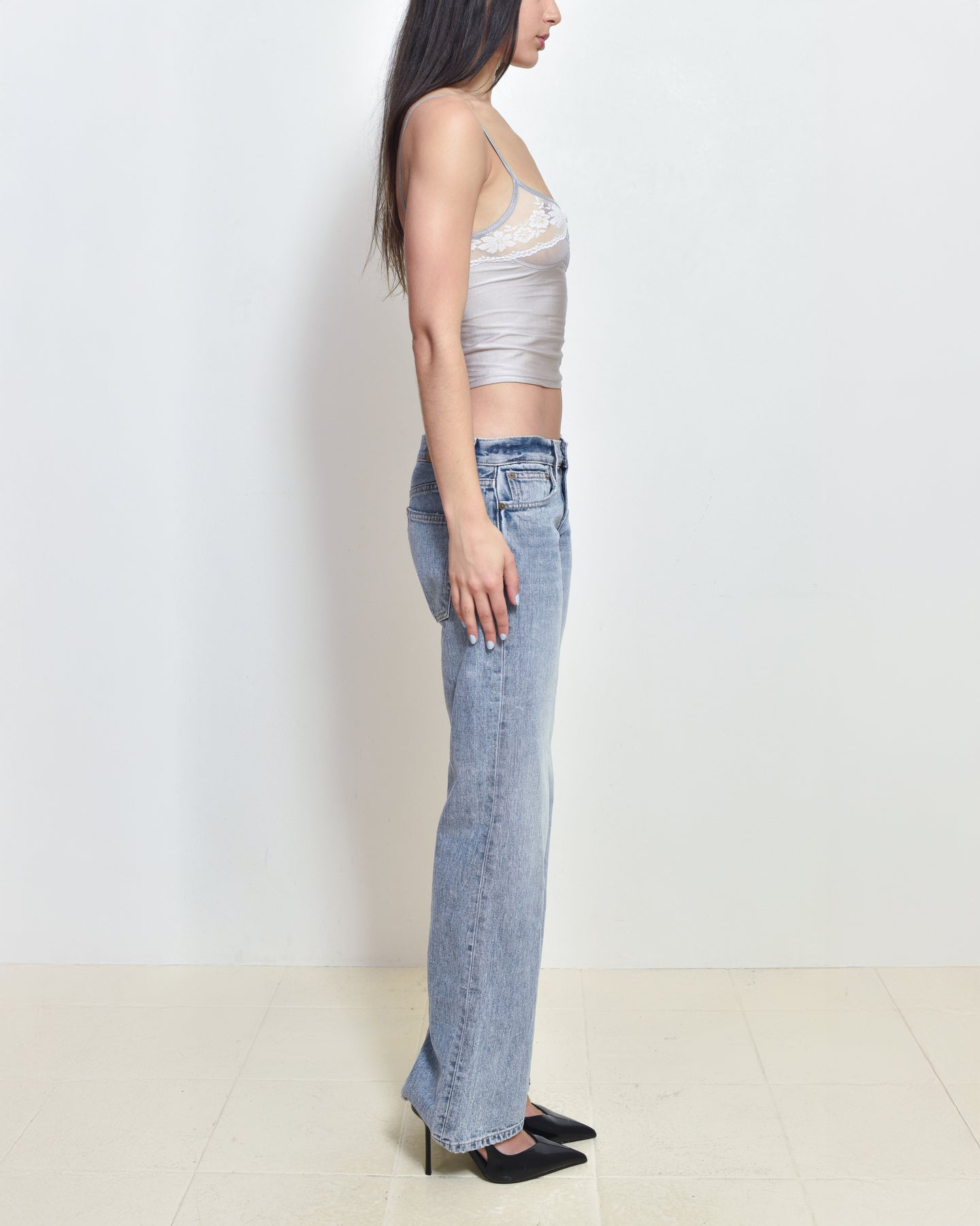 Light Taupe Lace Camisole