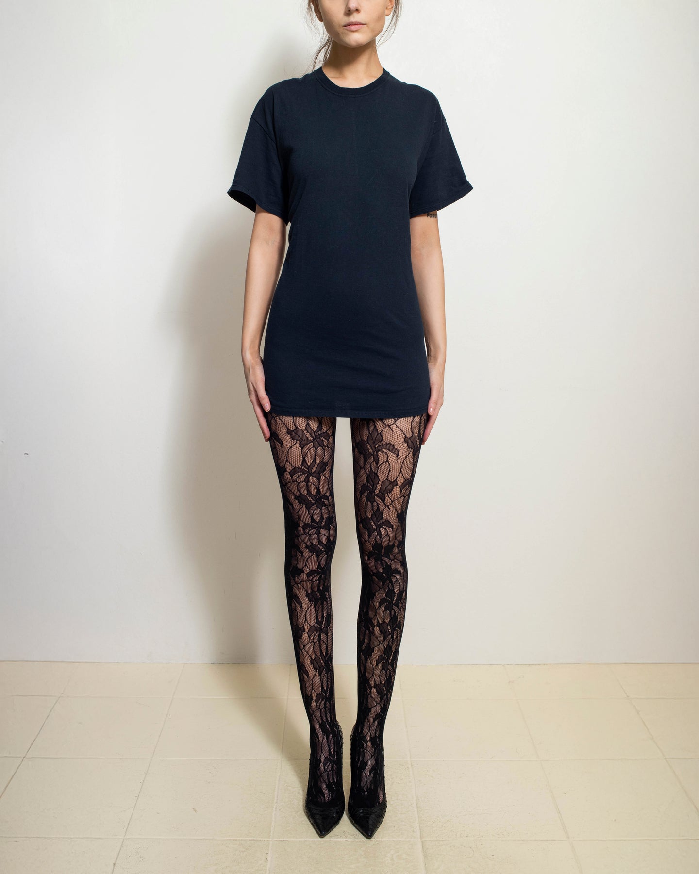 Orchid Lace Tights