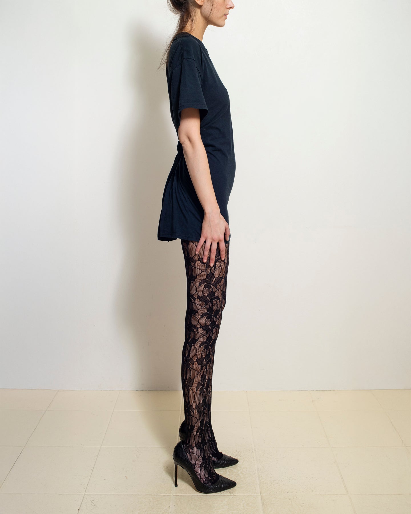 Orchid Lace Tights